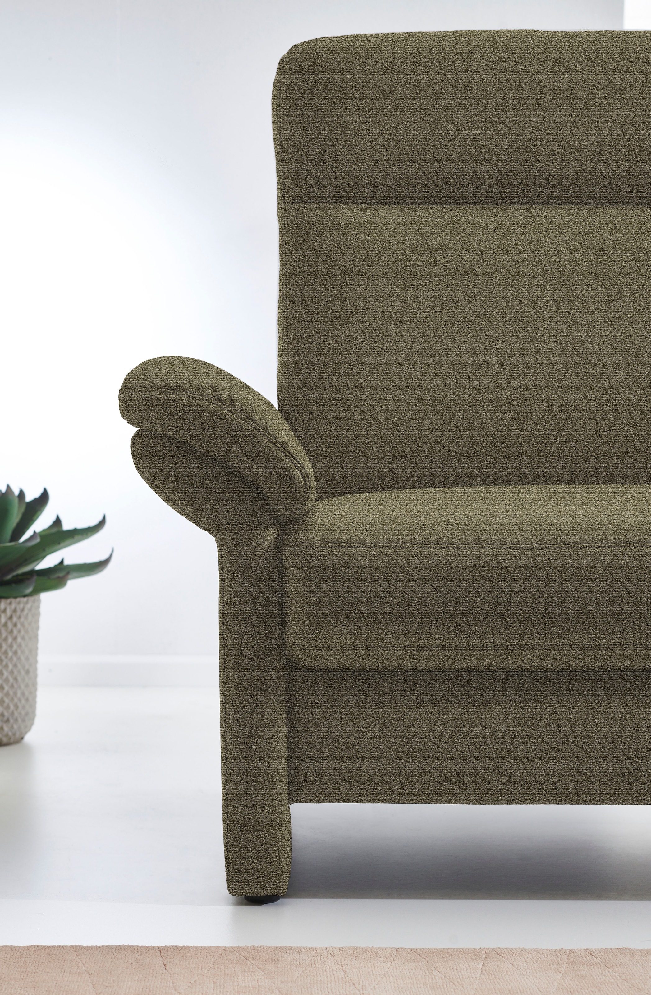 Places of Style 2,5-Sitzer »Senise, Breite 186 cm, Armteilverstellung, Federkern«, wahlweise auch mit Relaxfunktion auf beiden Seiten