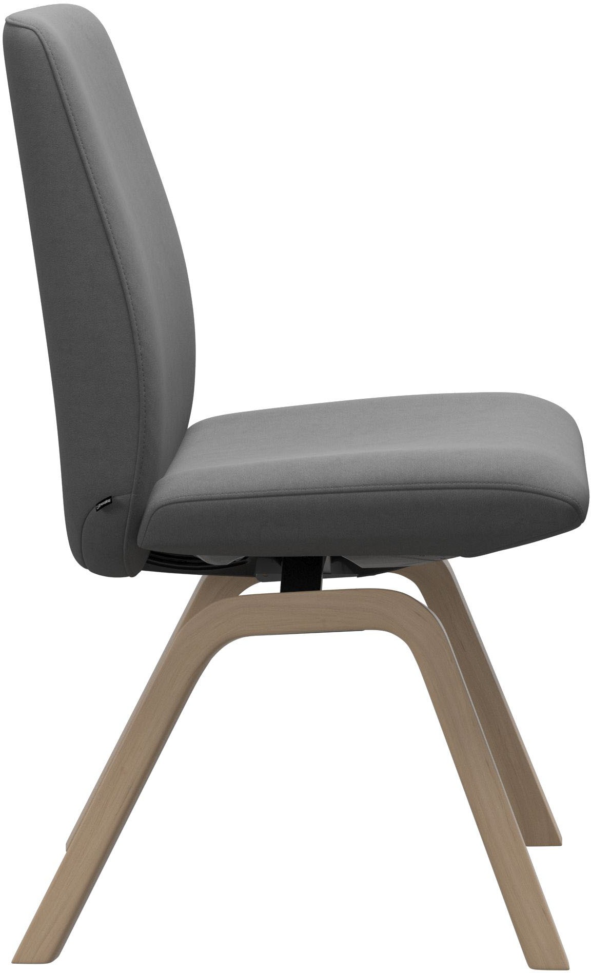 Stressless® Polsterstuhl »Laurel«, Microfaser DINAMICA, Low Back, Größe L, mit schräggestellten Beinen in Schwarz