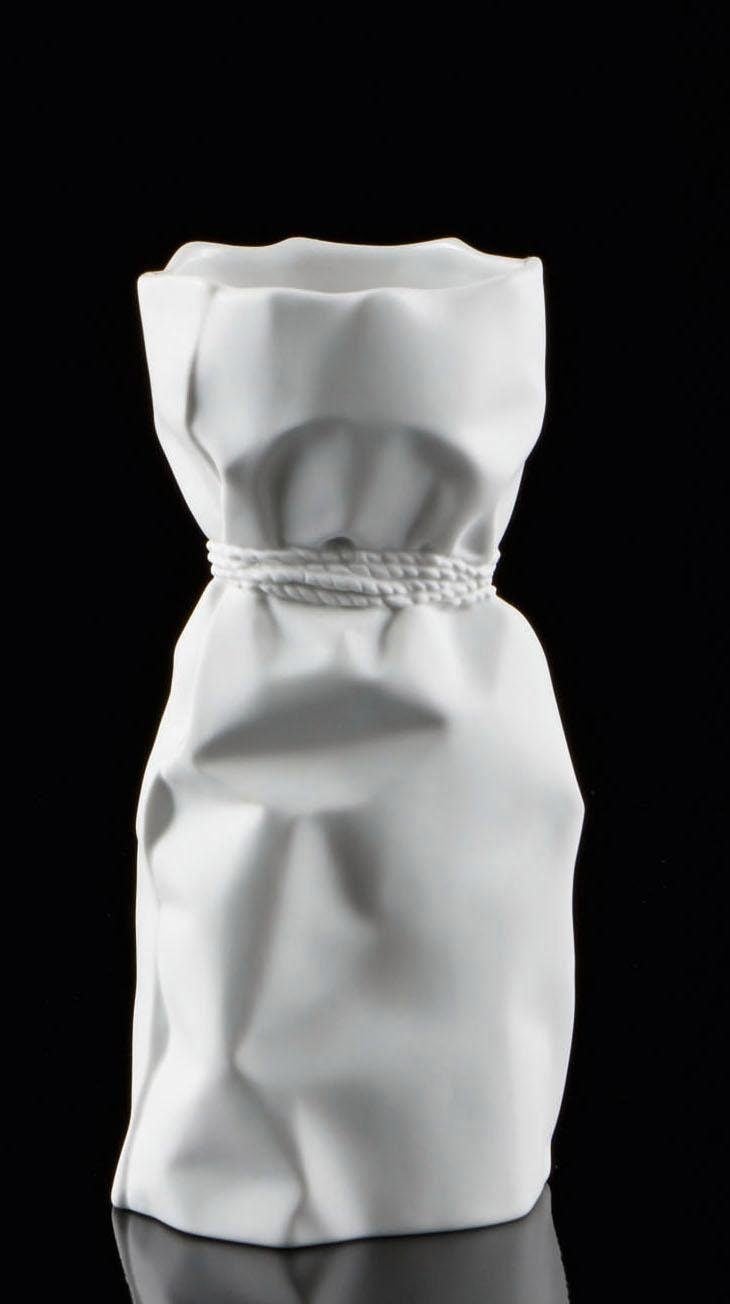 Kaiser Porzellan Tischvase "Papyrus" Höhe ca. 16 cm