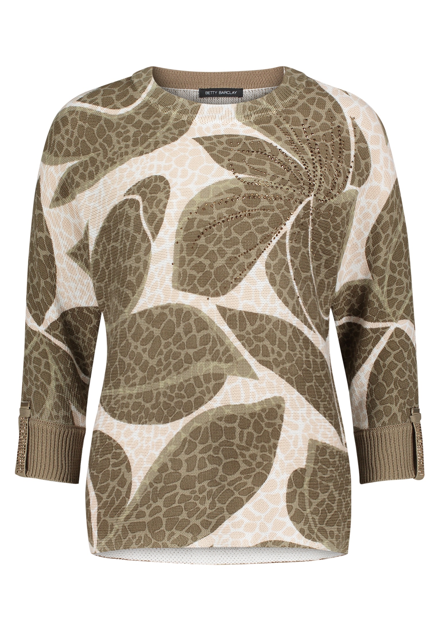 Betty Barclay Strickpullover "Betty Barclay Damen Strickpullover mit Print" günstig online kaufen