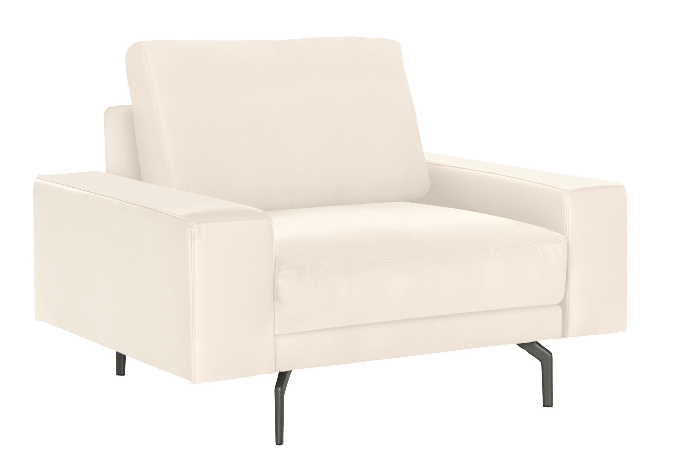 Creation BY ROLF BENZ Sessel »CR.450, Designsessel, Loungesessel«, Armlehne breit niedrig, Alugussfüße in umbragrau, Breite 120 cm