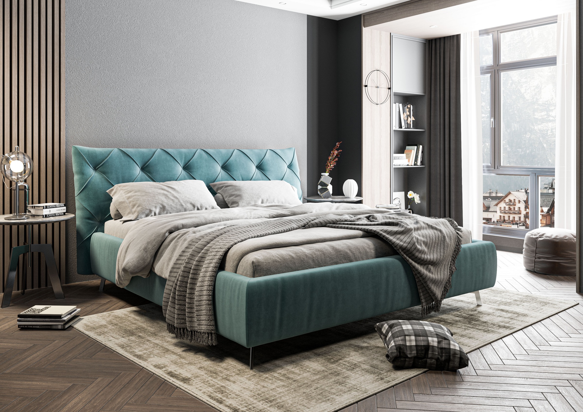 Home affaire Polsterbett "Elloree in 4 Breiten bis 200cm, auch in Leder" Ko günstig online kaufen