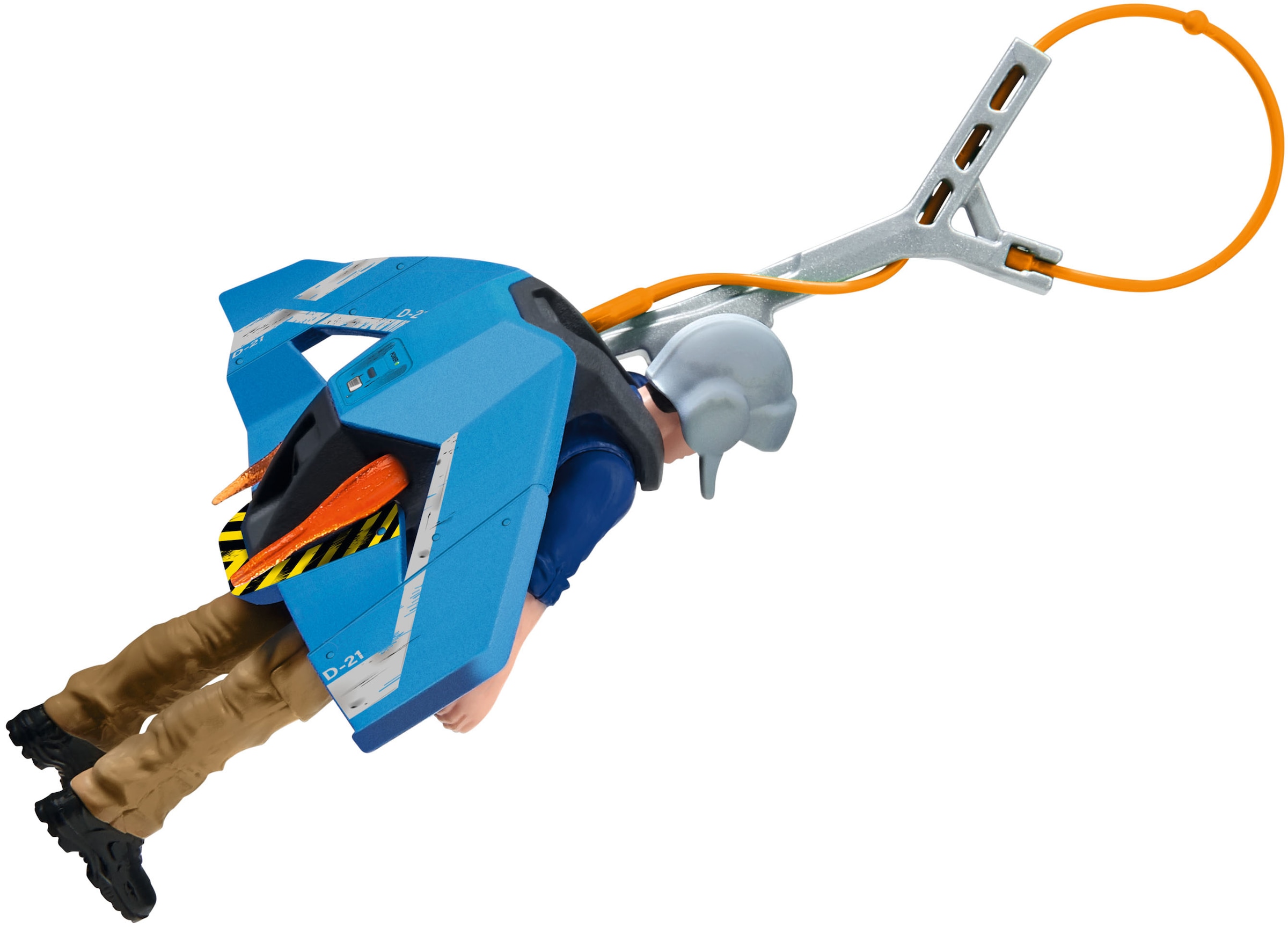 Schleich® Spielfigur »DINOSAURS, Jetpack Verfolgung (41467)«, mit besonderem Flugsaurier