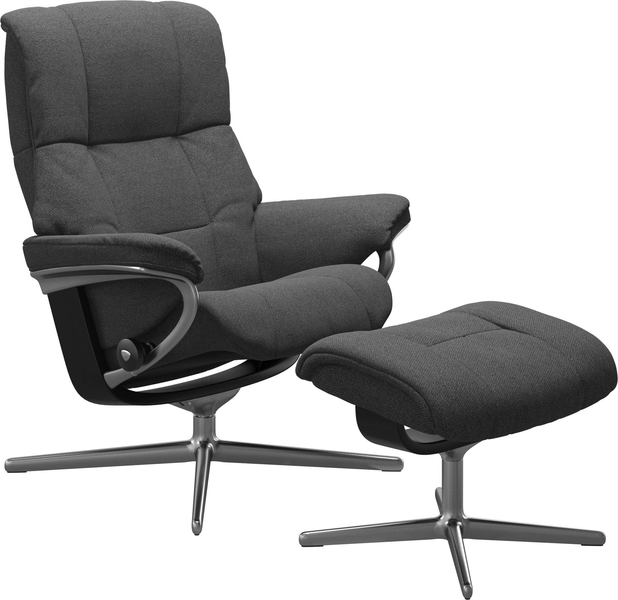 Stressless® Relaxsessel »Mayfair«, mit Cross Base, Größe S, M & L, Holzakzent Schwarz