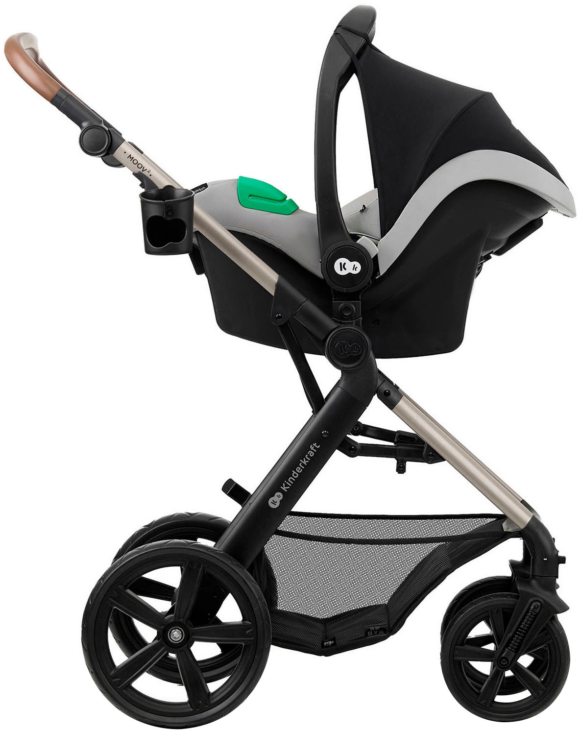 Kinderkraft Kombi-Kinderwagen »MOOV 2 4in1 EVA« 27 kg mit EVA-Rädern