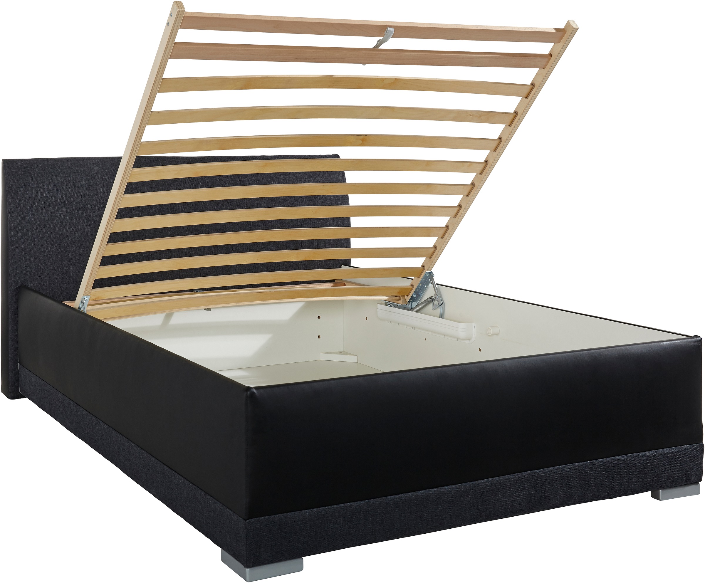 Thumbnail - Maintal Polsterbett "Makana inkl. Bettkasten in verschiedenen Breiten" wahlweise mit Bonnell- oder TTFK-Matratze in H2, ...