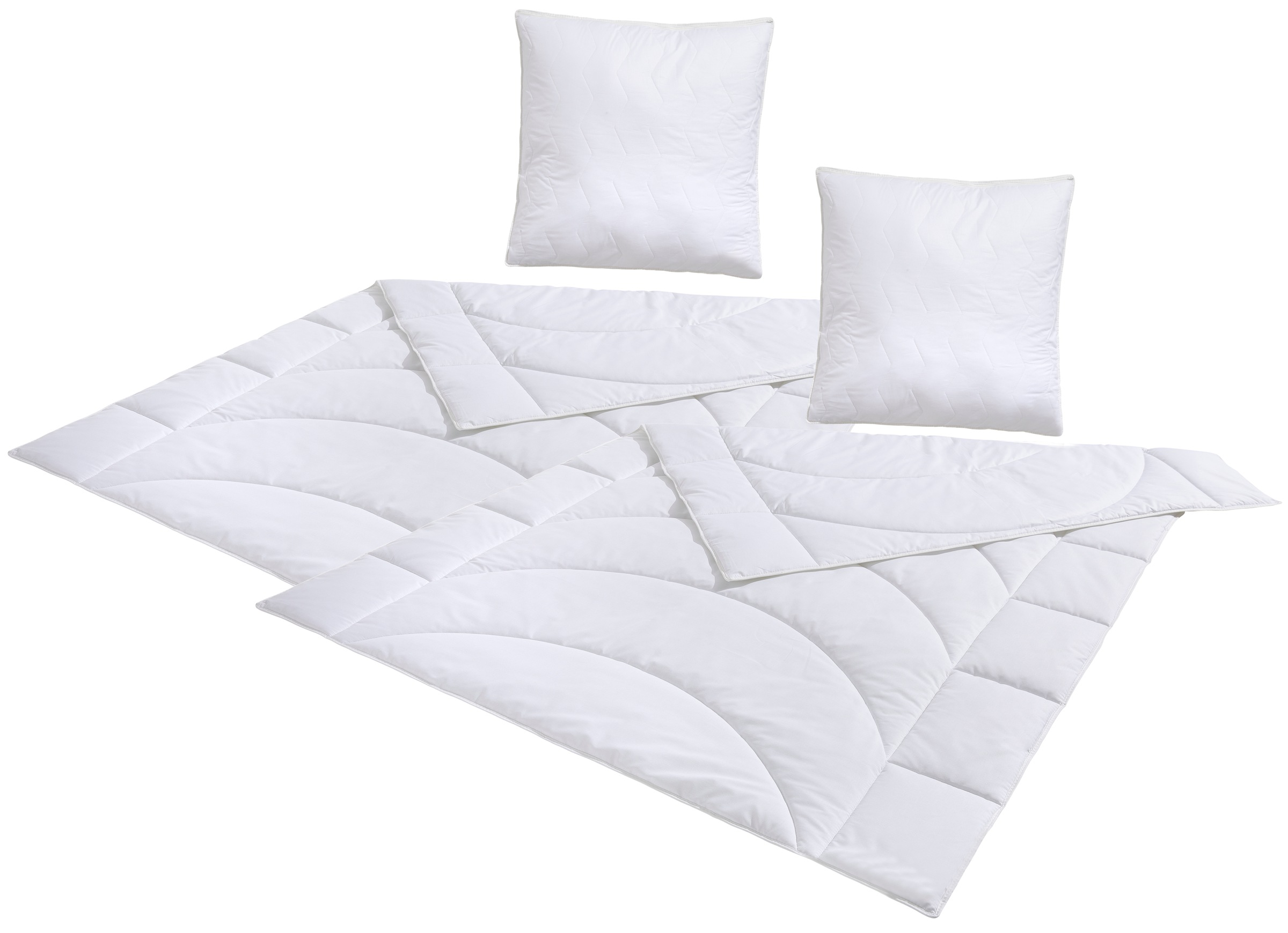 Traumecht Microfaserbettdecke + Kopfkissen »Microlux«, (Spar-Set), Kochfest bis 95° C,... kaufen
