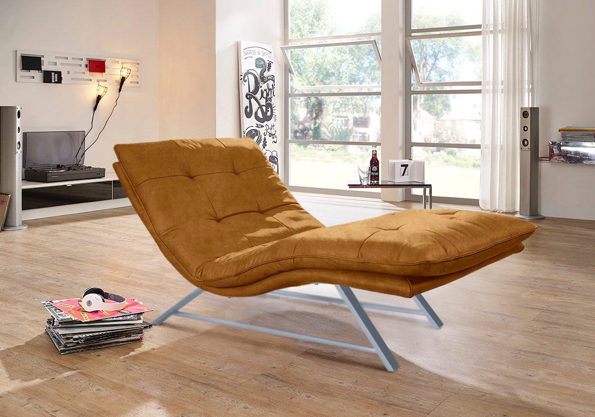 W.SCHILLIG Relaxliege "daily dreams", in Waffelkissen-Optik, wahlweise mit günstig online kaufen