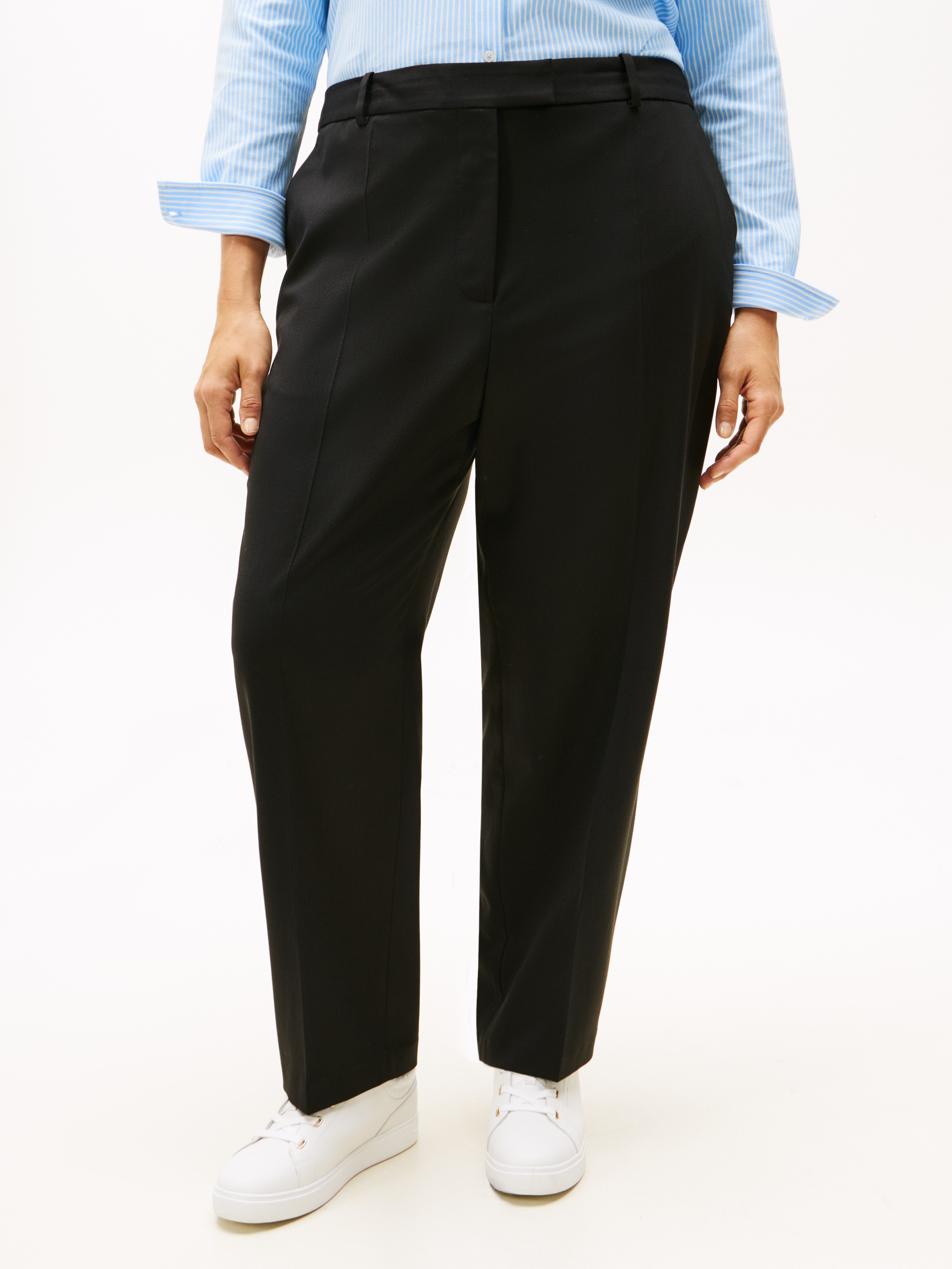 Tommy Hilfiger Curve Anzughose "CRV TIMELESS WOOL SLIM STRT PANT", in große günstig online kaufen