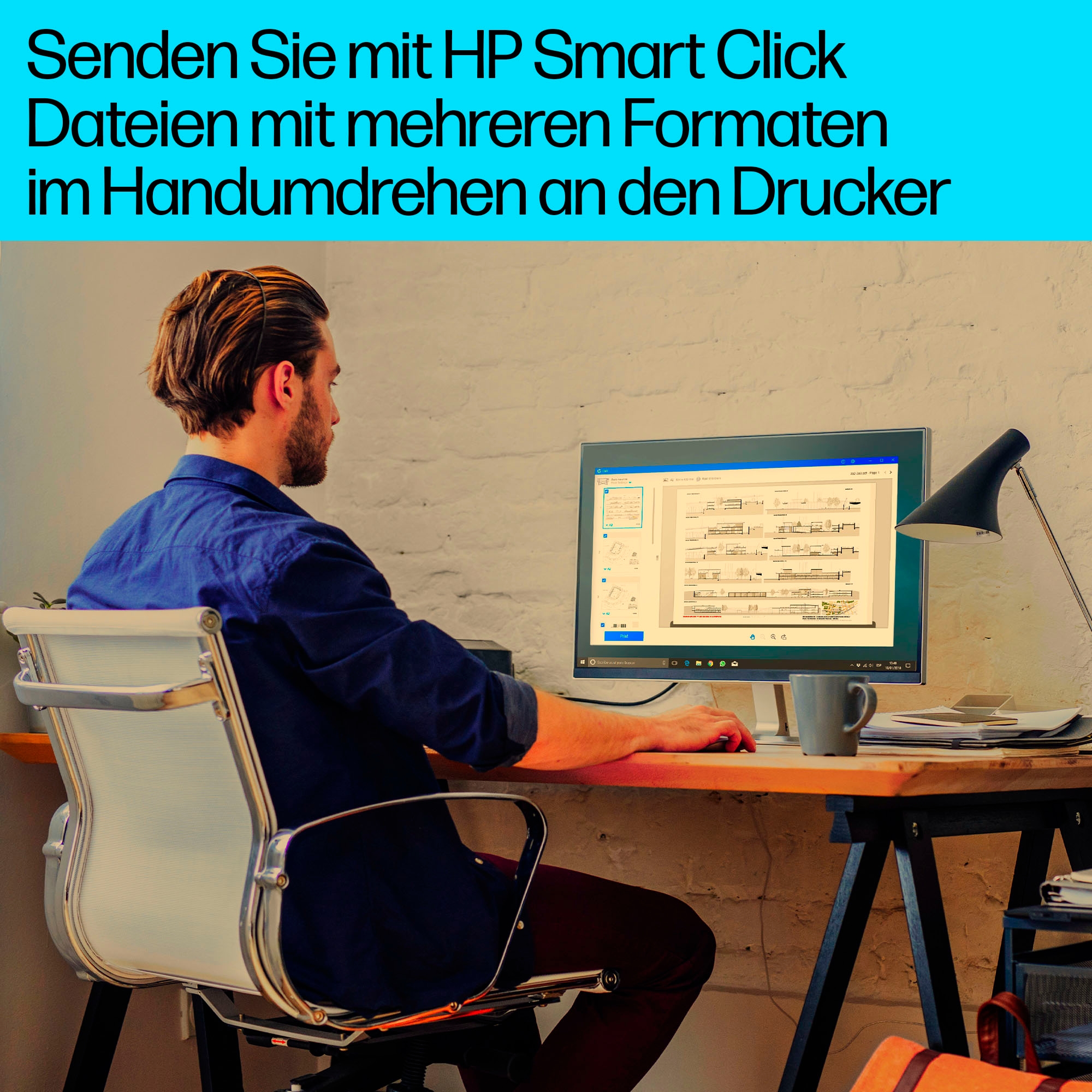 HP Multifunktionsdrucker »OfficeJet Pro 9730e A3 Großformatdrucker« 3 Monate gratis* drucken mit Instant Ink