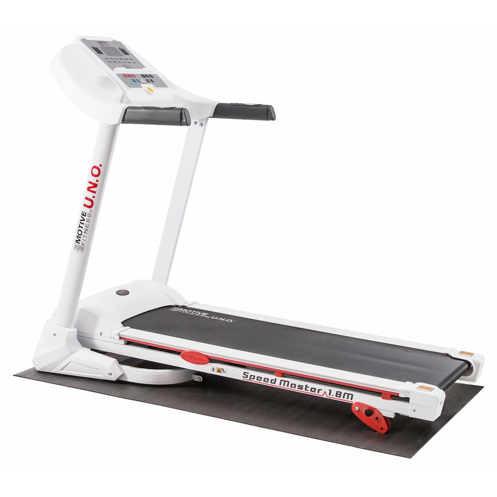 MOTIVE FITNESS by U.N.O. Laufband »Speed Master 1.8 M«, mit Höchstgeschwindigkeit 18 km/h und Multifunktions-LCD-Display