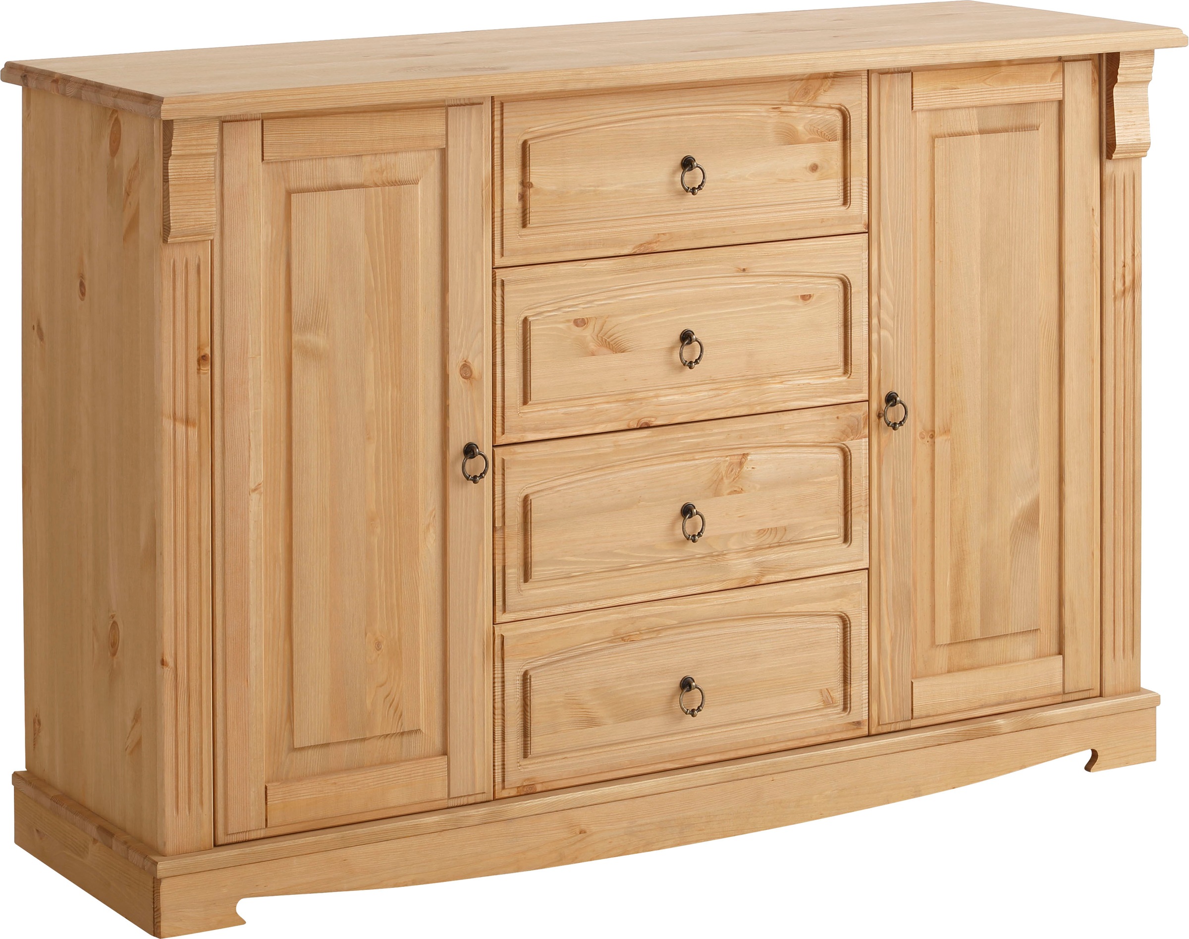 Home affaire Sideboard "Anna", (Gesamtmaße (B/T/H): ca. 140/44/88 cm), Komm günstig online kaufen