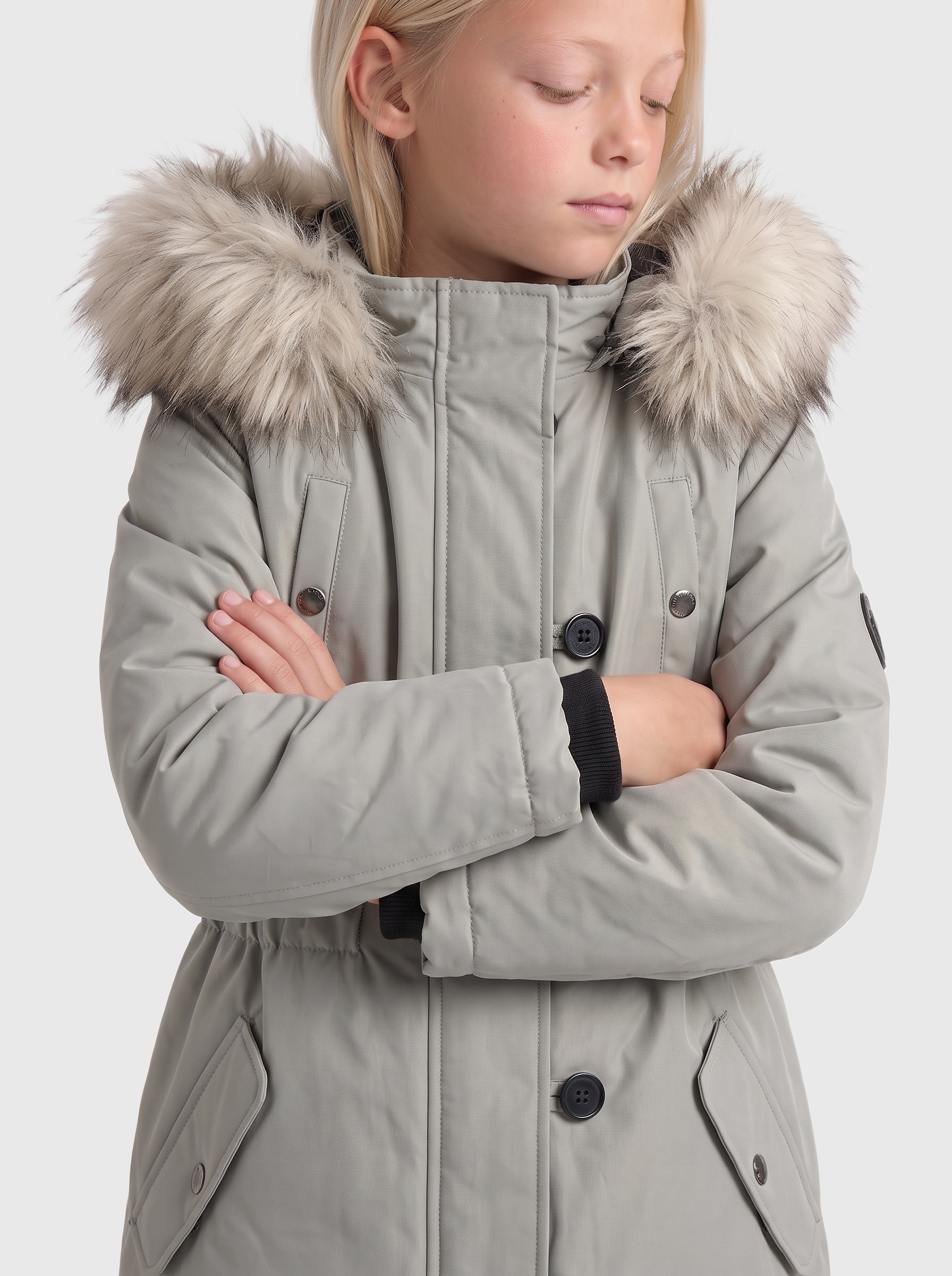 KIDS ONLY Parka »KOGIRIS FUR PARKA OTW NOOS« mit Kapuze Kunstfaser, regular fit