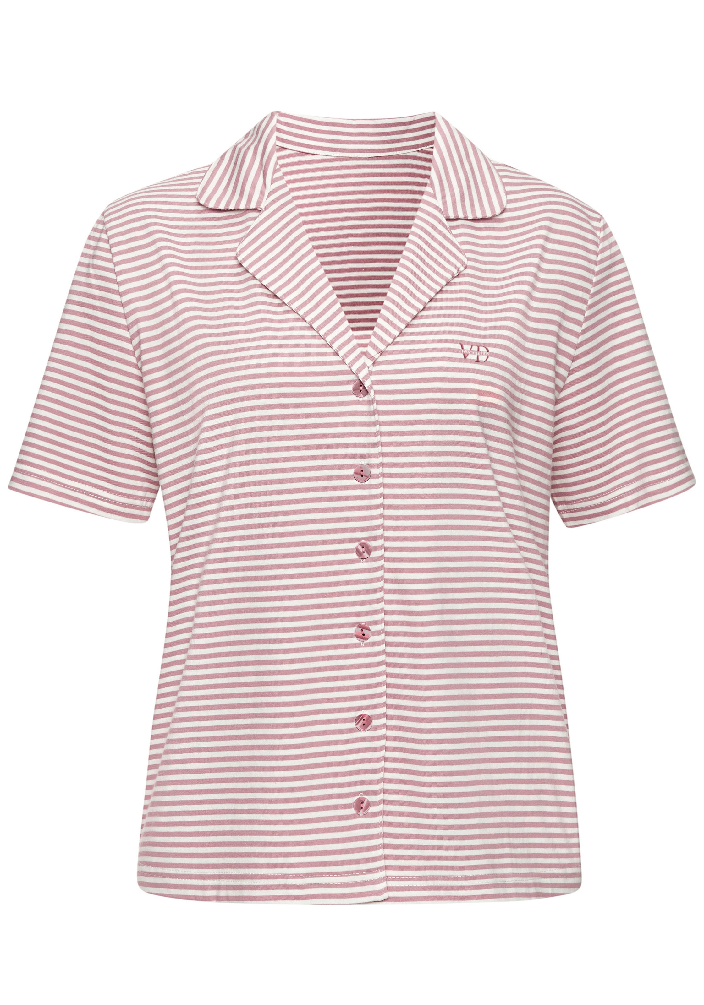 Thumbnail - Vivance Dreams Shorty Set, 2-teilig, 2 tlg. mit feinen garngefärbten Streifen