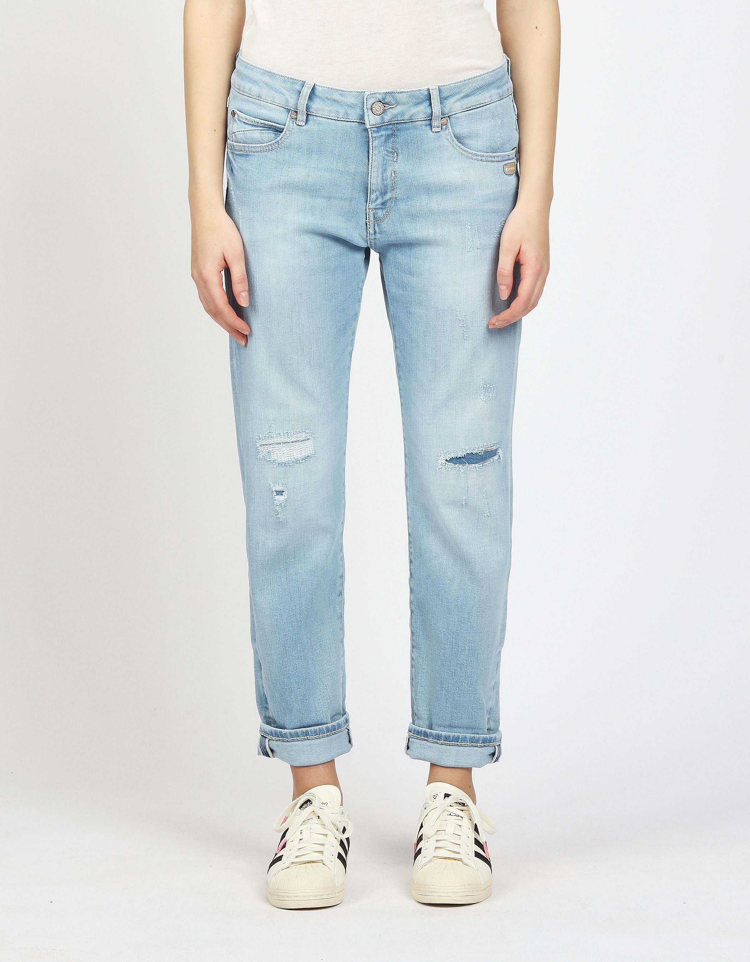 GANG Boyfriend-Jeans »94NADIA«, 5-Pocket Style mit Reißverschluss und Knopf