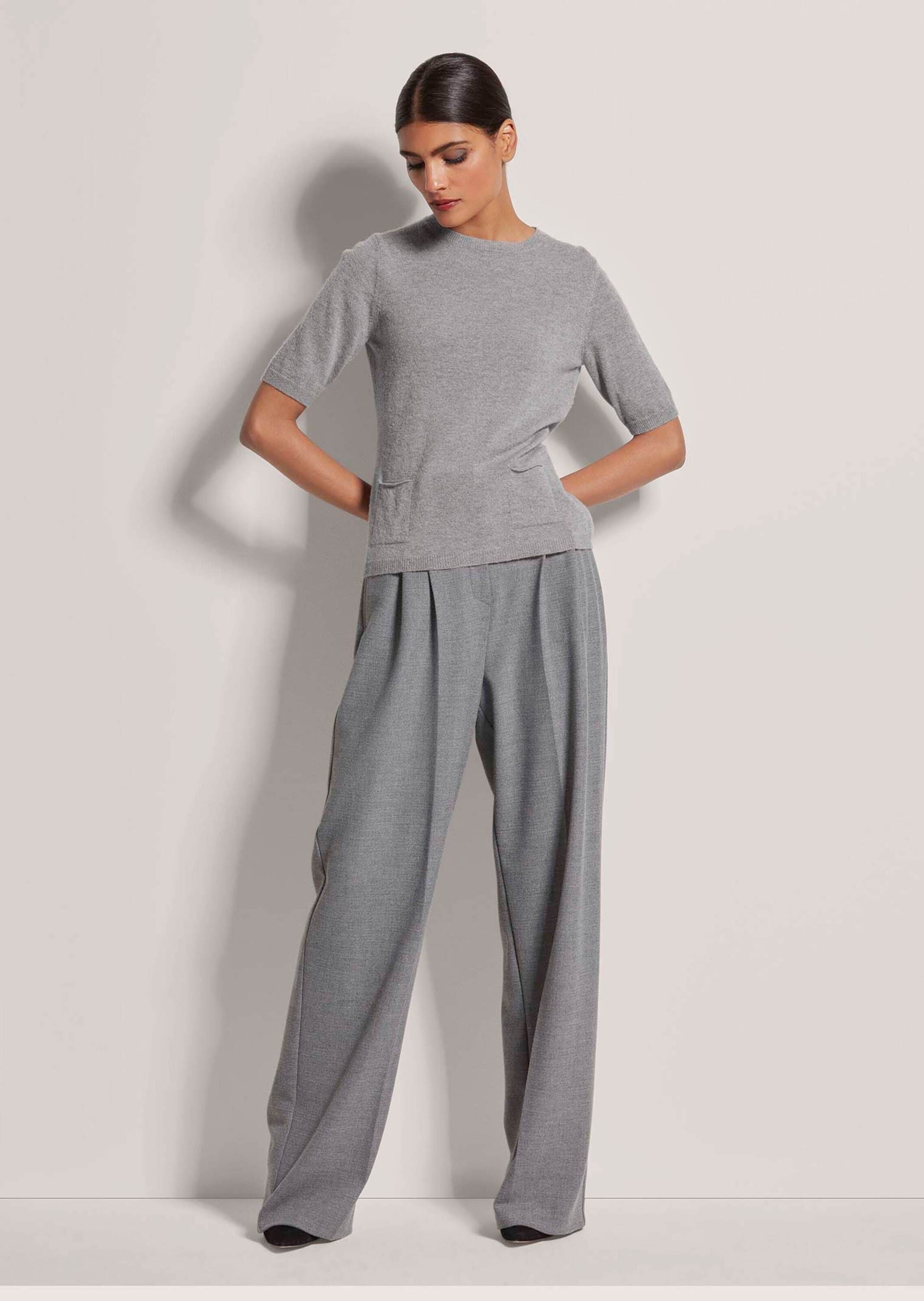 MADELEINE Longpullover »Kaschmirpullover Feinstrickpullover mit Kaschmiranteil« Feinstrickpullover mit Halbarm