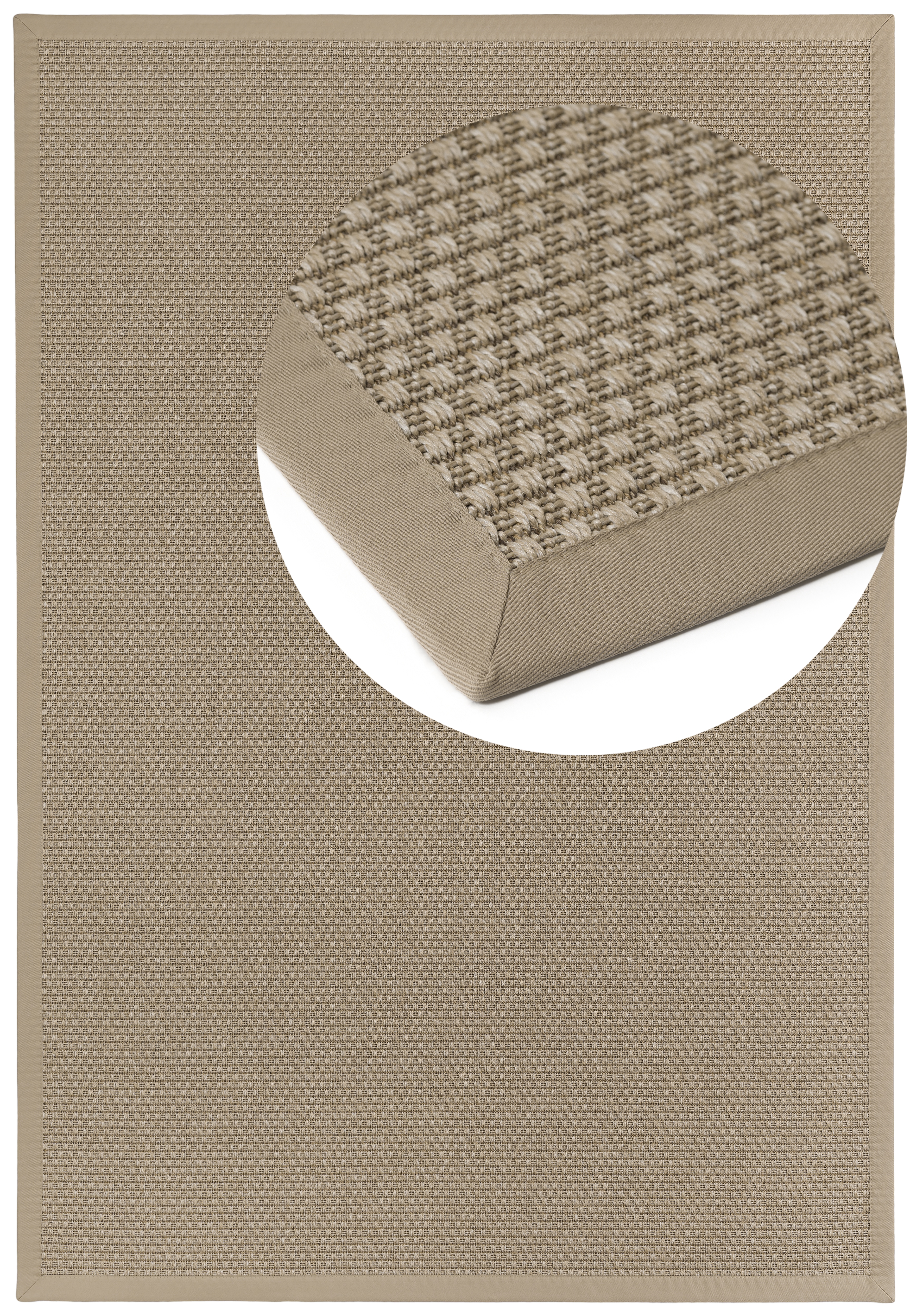 Dekowe Basic S2 Karree Rug Natural 80x150cm