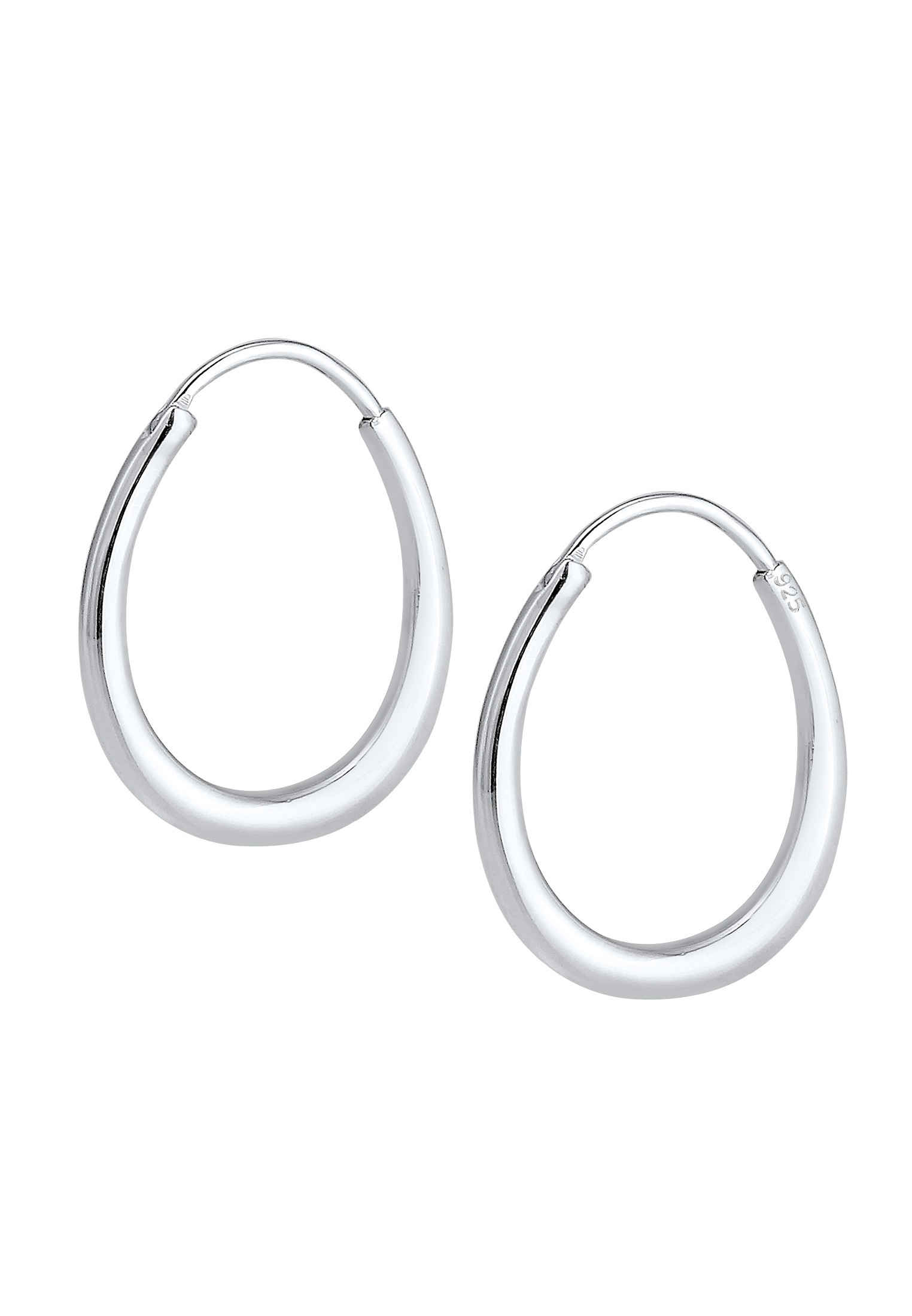 Elli Paar Creolen »Creolen Oval 925 Sterling Silber«