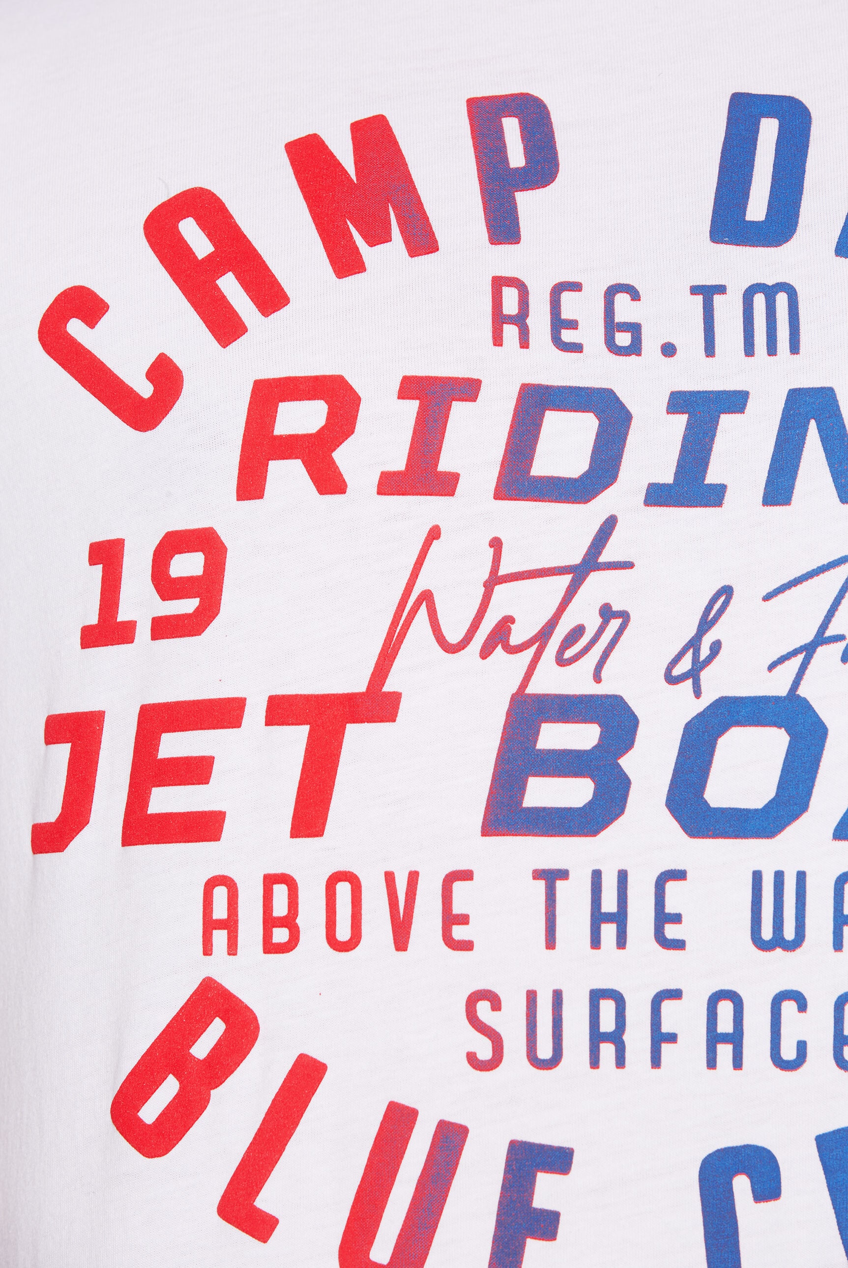 CAMP DAVID Rundhalsshirt, aus Baumwolle