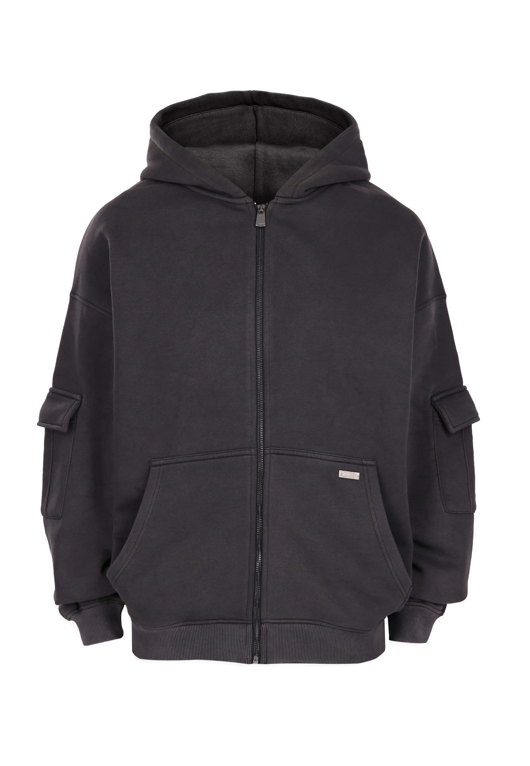 Dropsize Sweatjacke "Dropsize CARGO ZIPPER HOODIE" günstig online kaufen