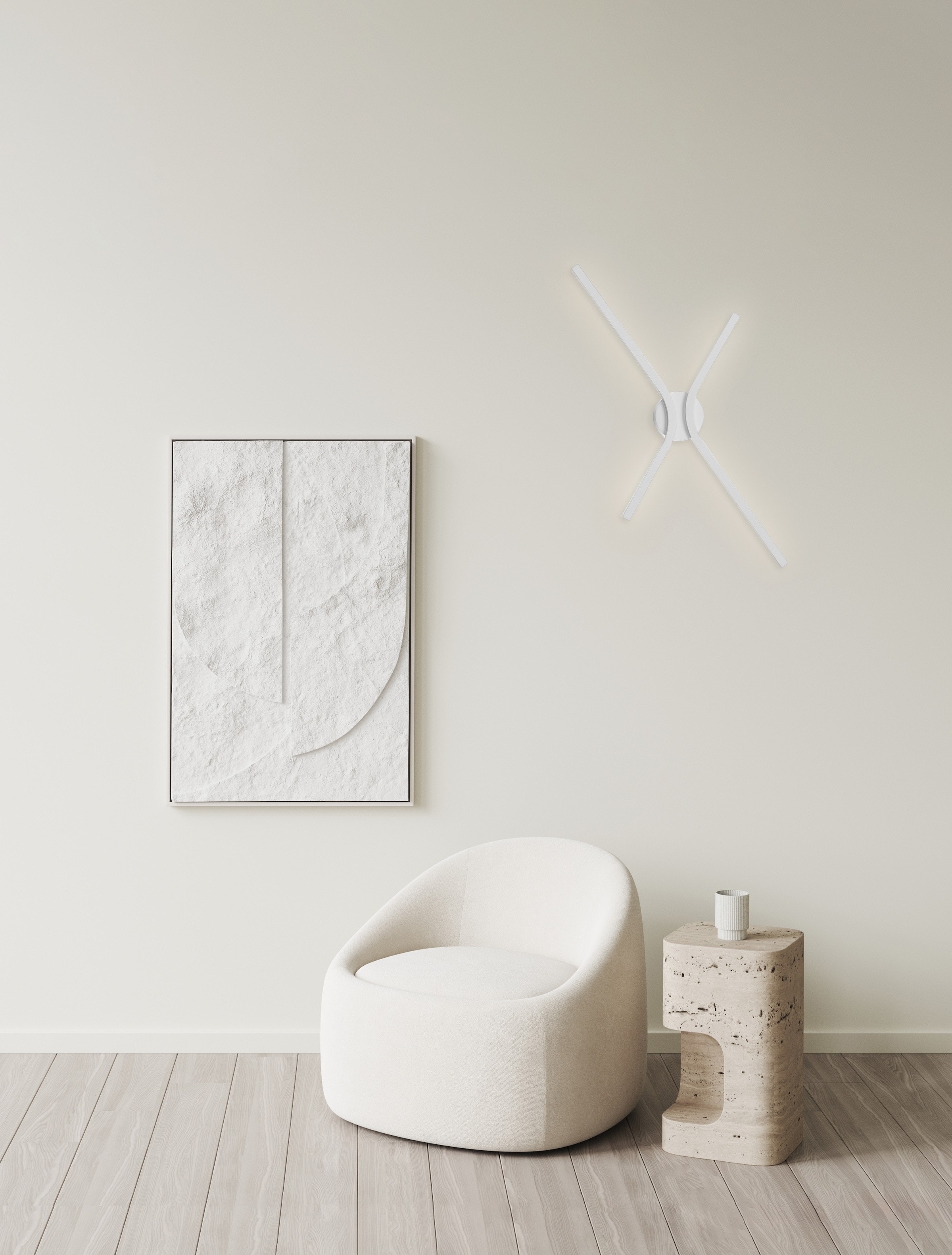 Nova Luce Wandleuchte »AKRO«, 2 flammig