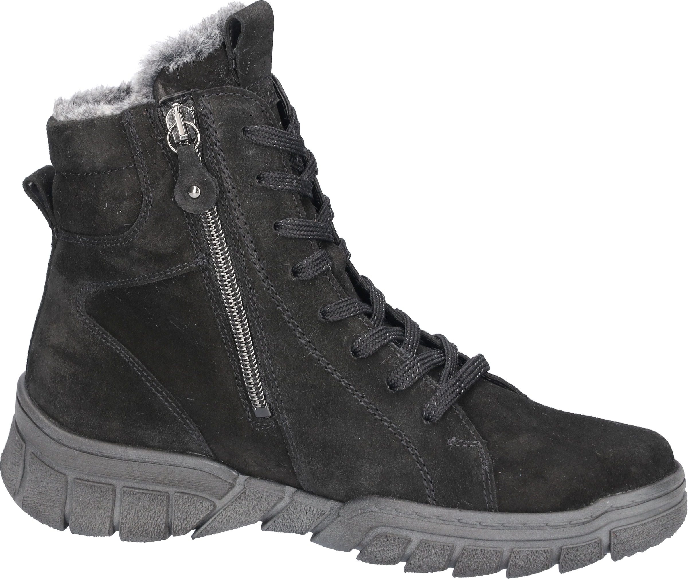 Waldläufer Winterboots »H-LUMI«, Schnürboots, Komfort-Boots in Bequemweite G (= weit)