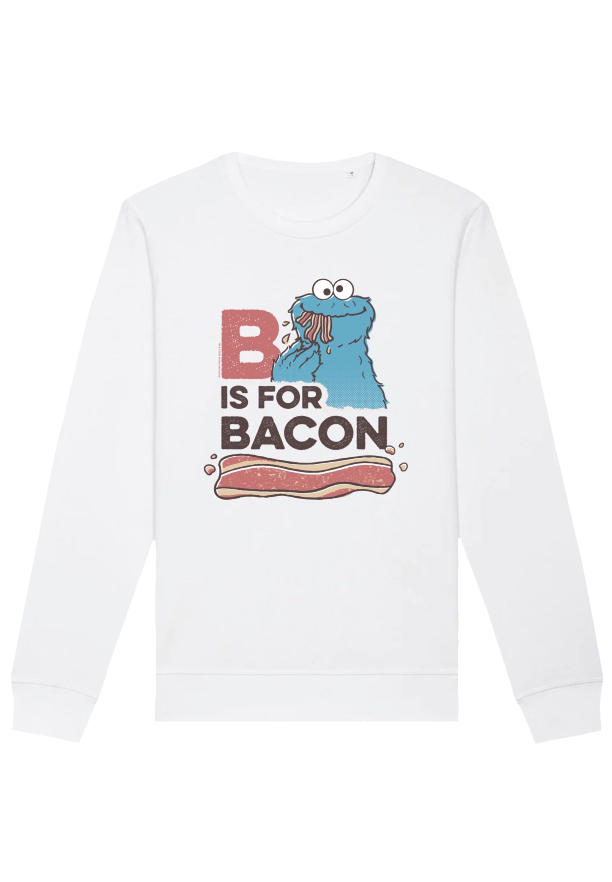 F4NT4STIC Sweatshirt "Sesamstraße Cookie Monster Bacon", Premium Qualität günstig online kaufen