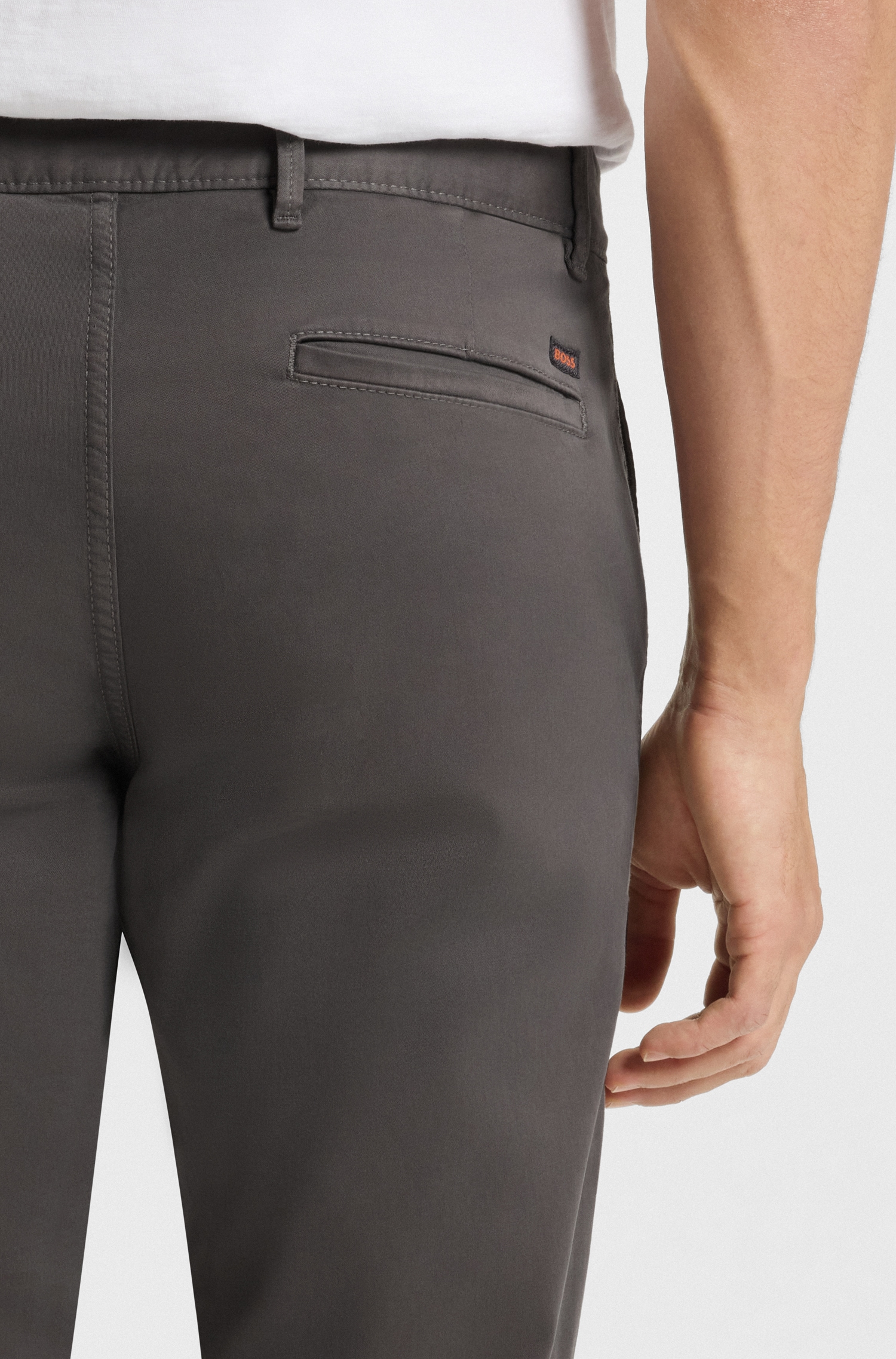 BOSS ORANGE Chinohose »slim«, mit Gesäßtaschen