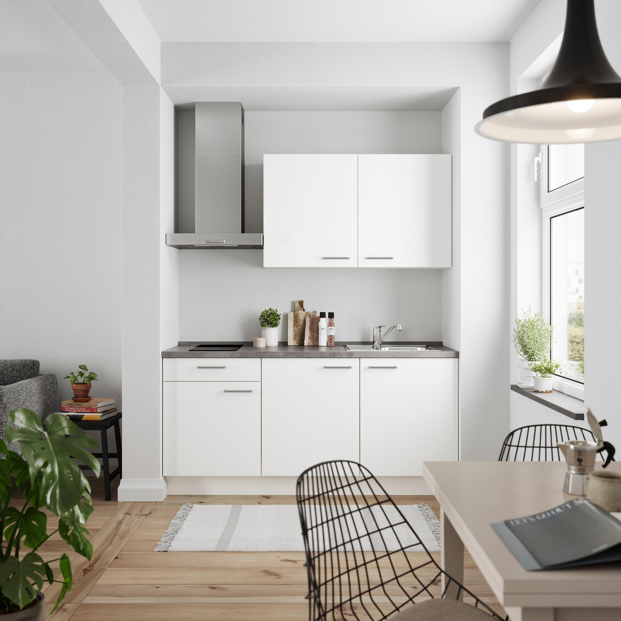 nobilia Küchenzeile ""Touch I"" vormontiert, Ausrichtung wählbar, Breite 18 günstig online kaufen