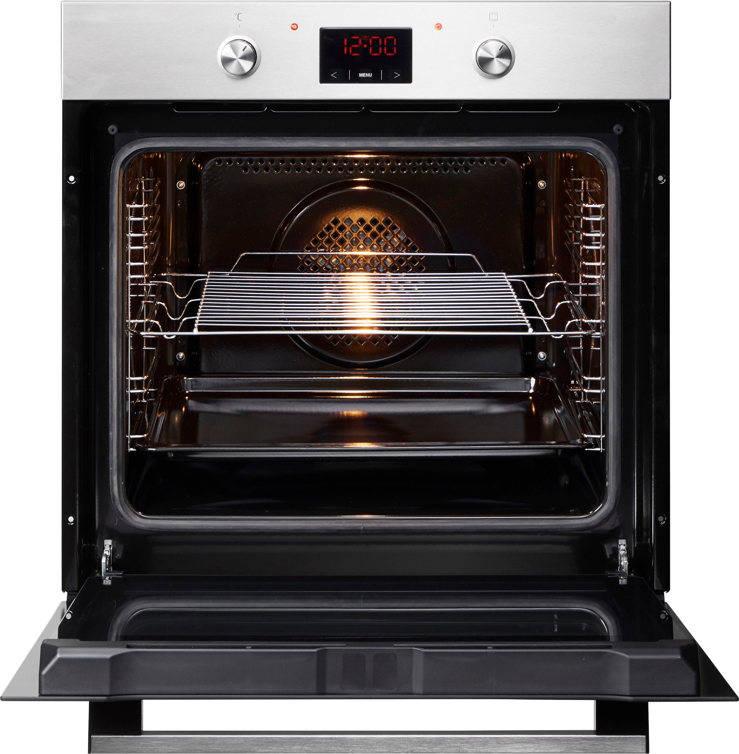 Amica Einbaubackofen »EBX 943 625 E«, EBX 943 625 E, mit Teleskopauszug nachrüstbar, Simple Steam