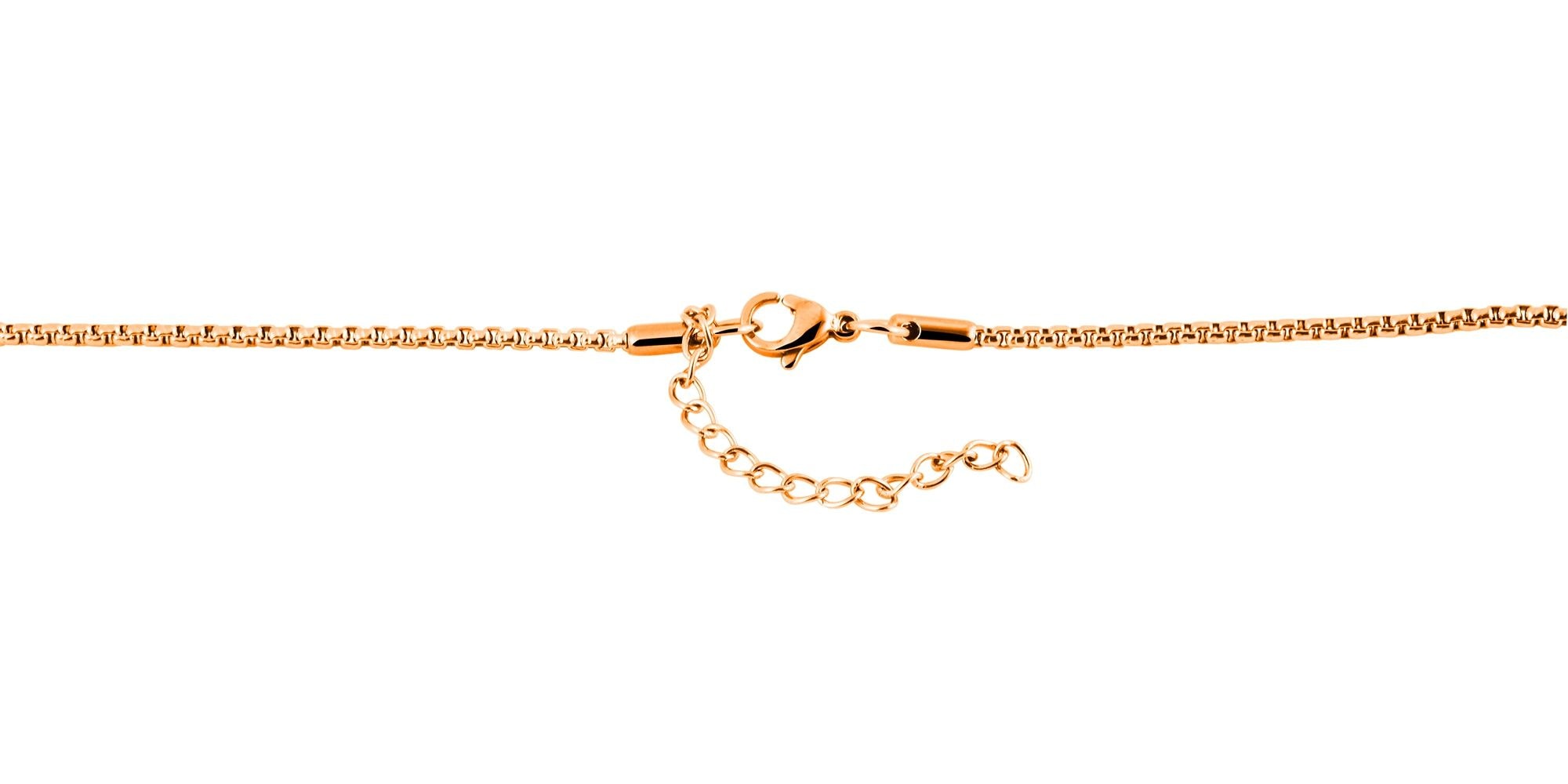 ADELIA ́S Damen Gliederkette "Halskette – Venezianerkette aus Edelstahl 45 cm", 45cm, Edelstahl, gold, Edelstahl, Halsketten, Zum Verschenken – ideal