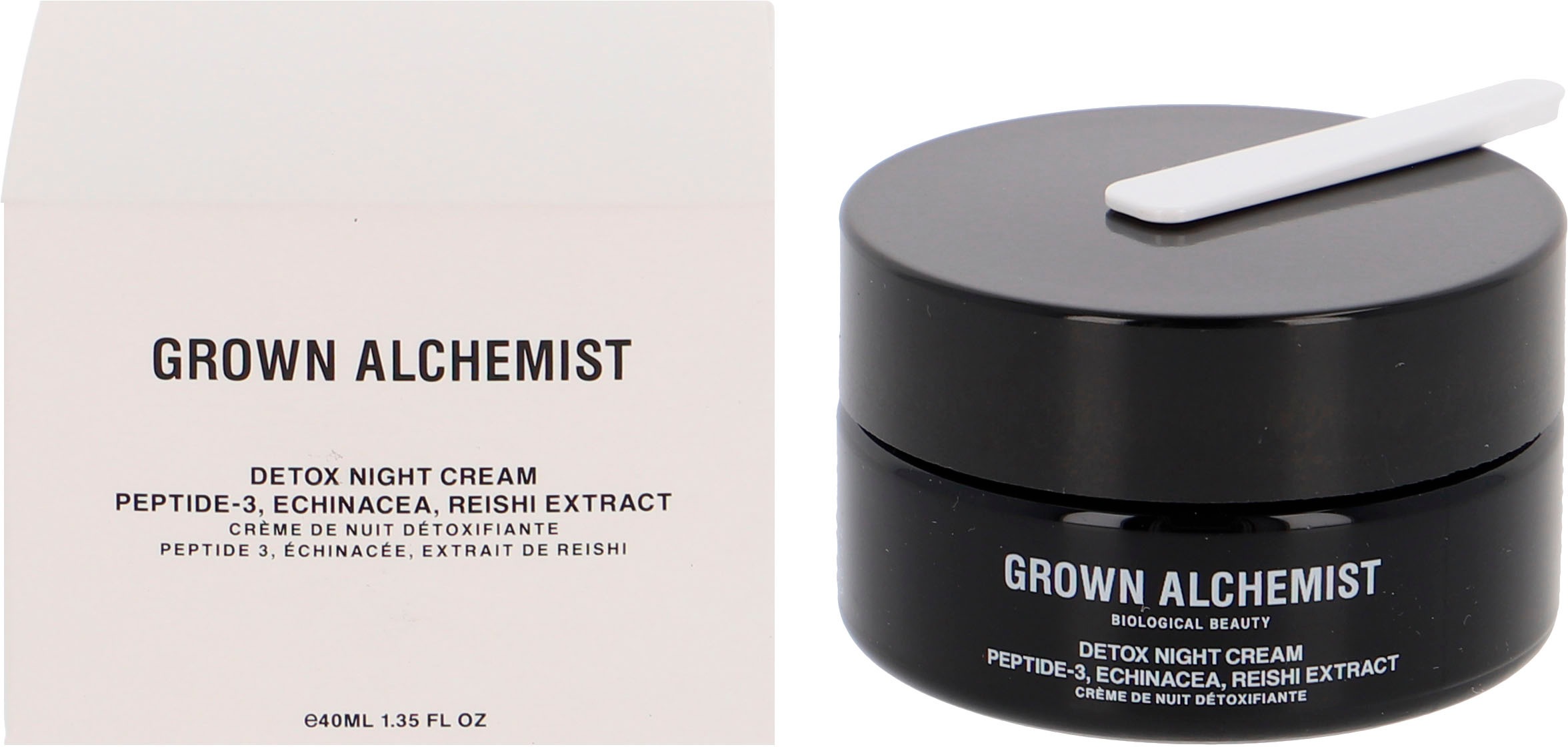 Friday Nachtcreme Black Echinacea, Night »Detox Extract Reishi Cream«, Peptide-3, ALCHEMIST BAUR GROWN |