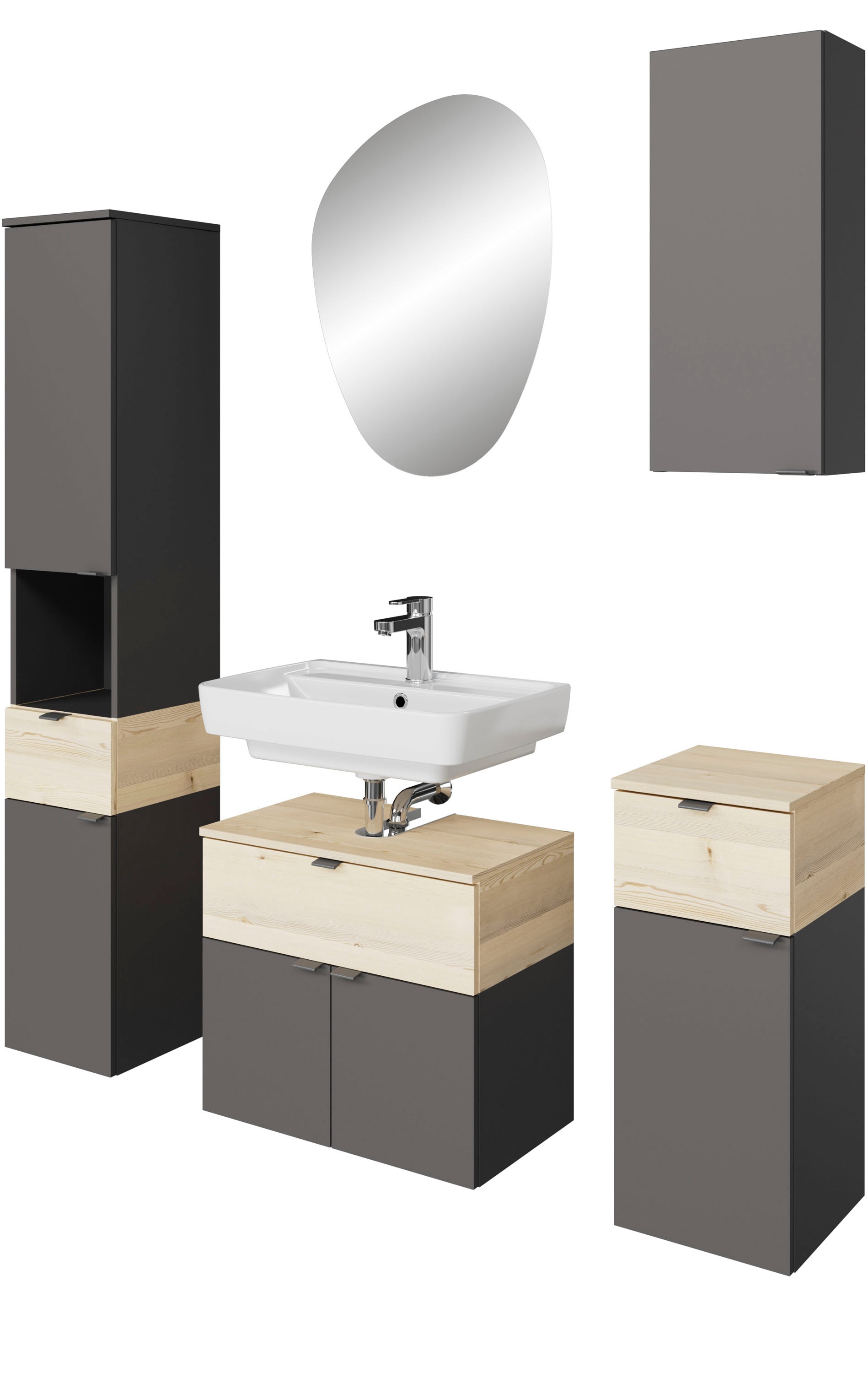Saphir Badmöbel-Set "Quickset 394" Komplett-Set, 5 tlg. günstig online kaufen