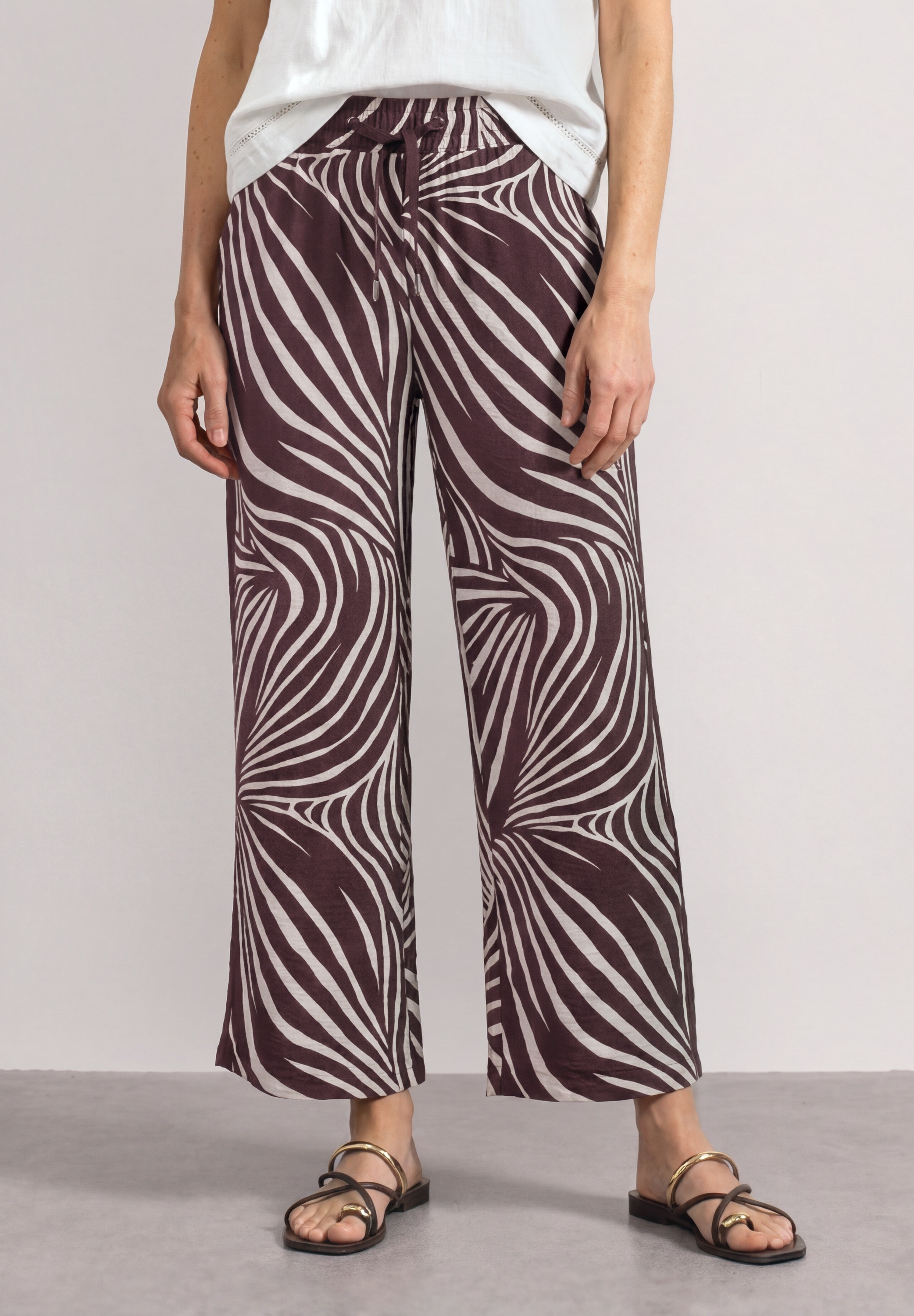 STREET ONE Stoffhose mit Wide Legs