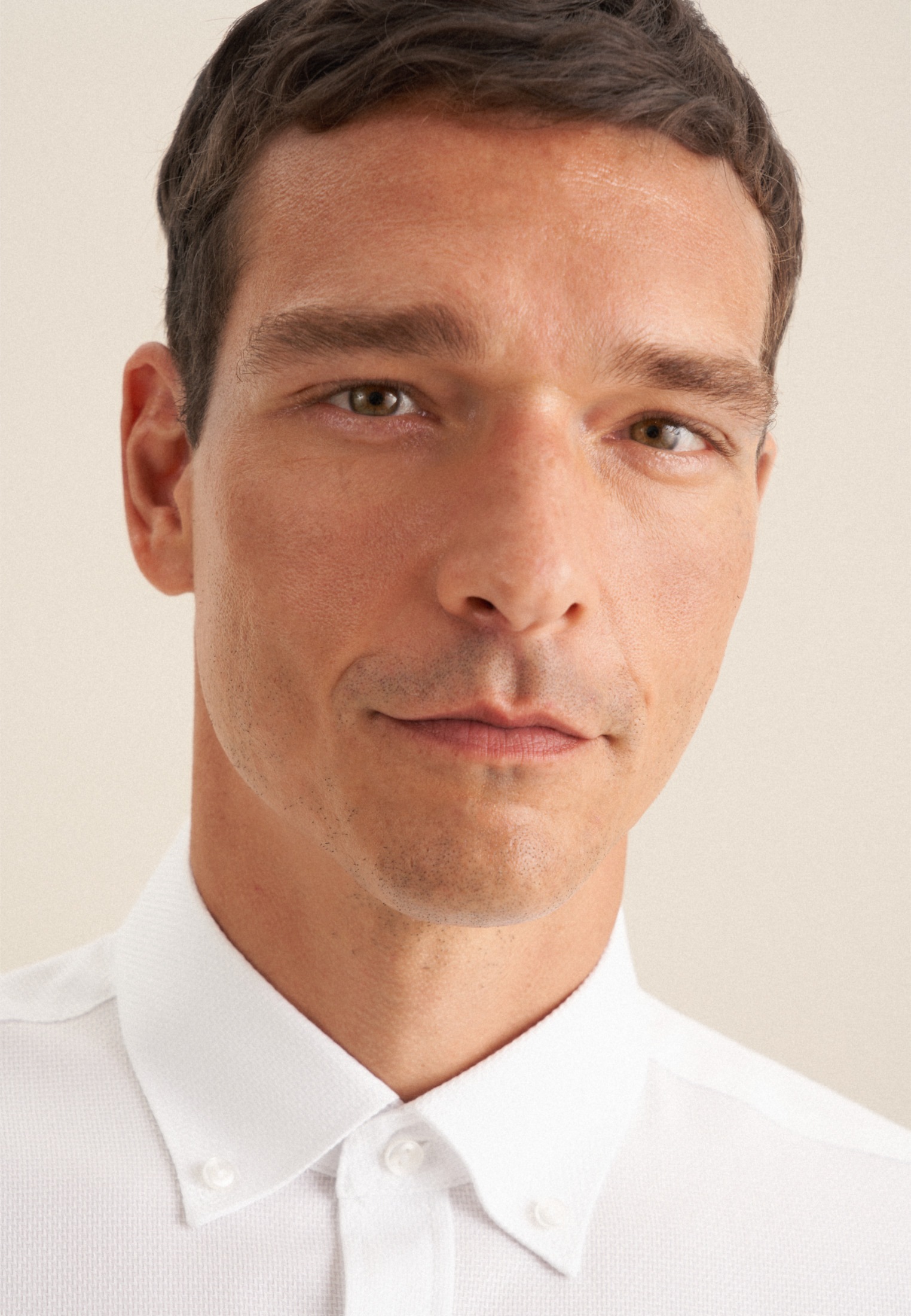 Thumbnail - seidensticker Businesshemd "Schwarze Rose" Regular Button-Down-Kragen Struktur