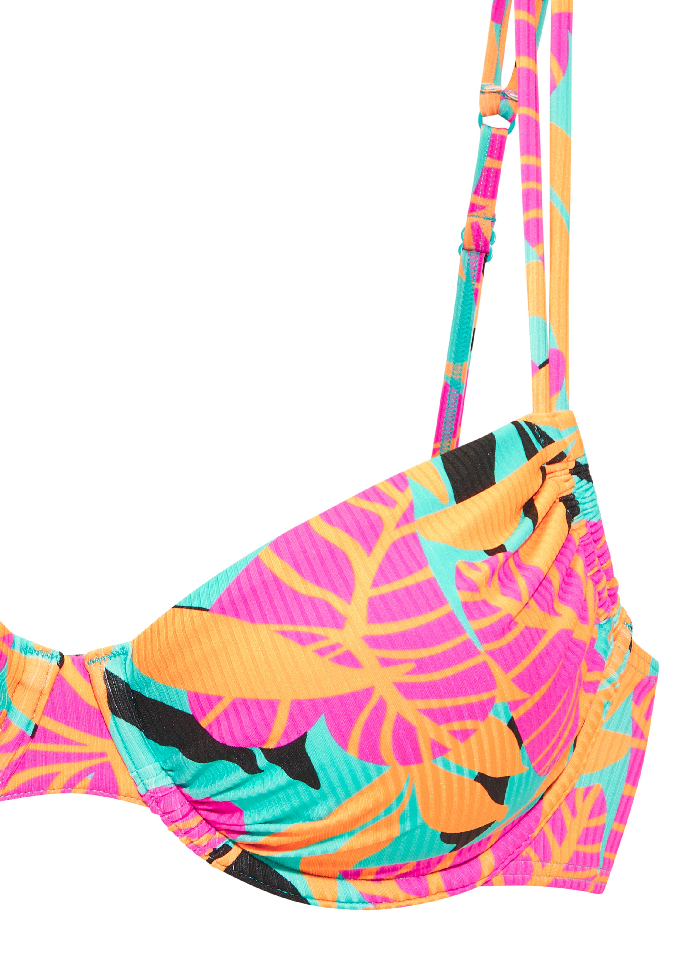 Buffalo Bügel-Bikini-Top "Skylar" in modischer Rippenoptik günstig online kaufen