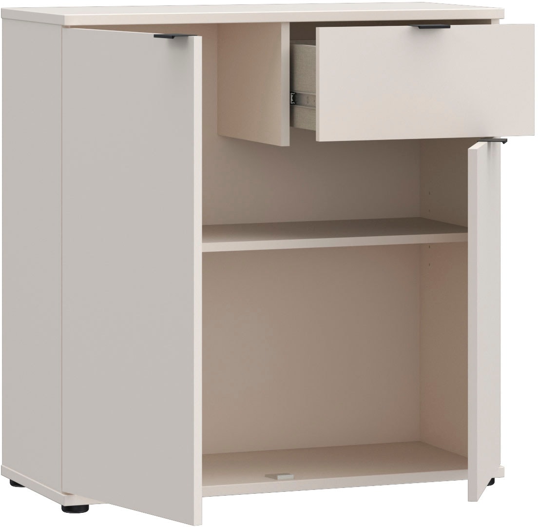 FORTE Kommode »Ganymede« Kommode, Stauraum, Schublade; Metallgriffe, 4 Dekore, Breite 80,1cm