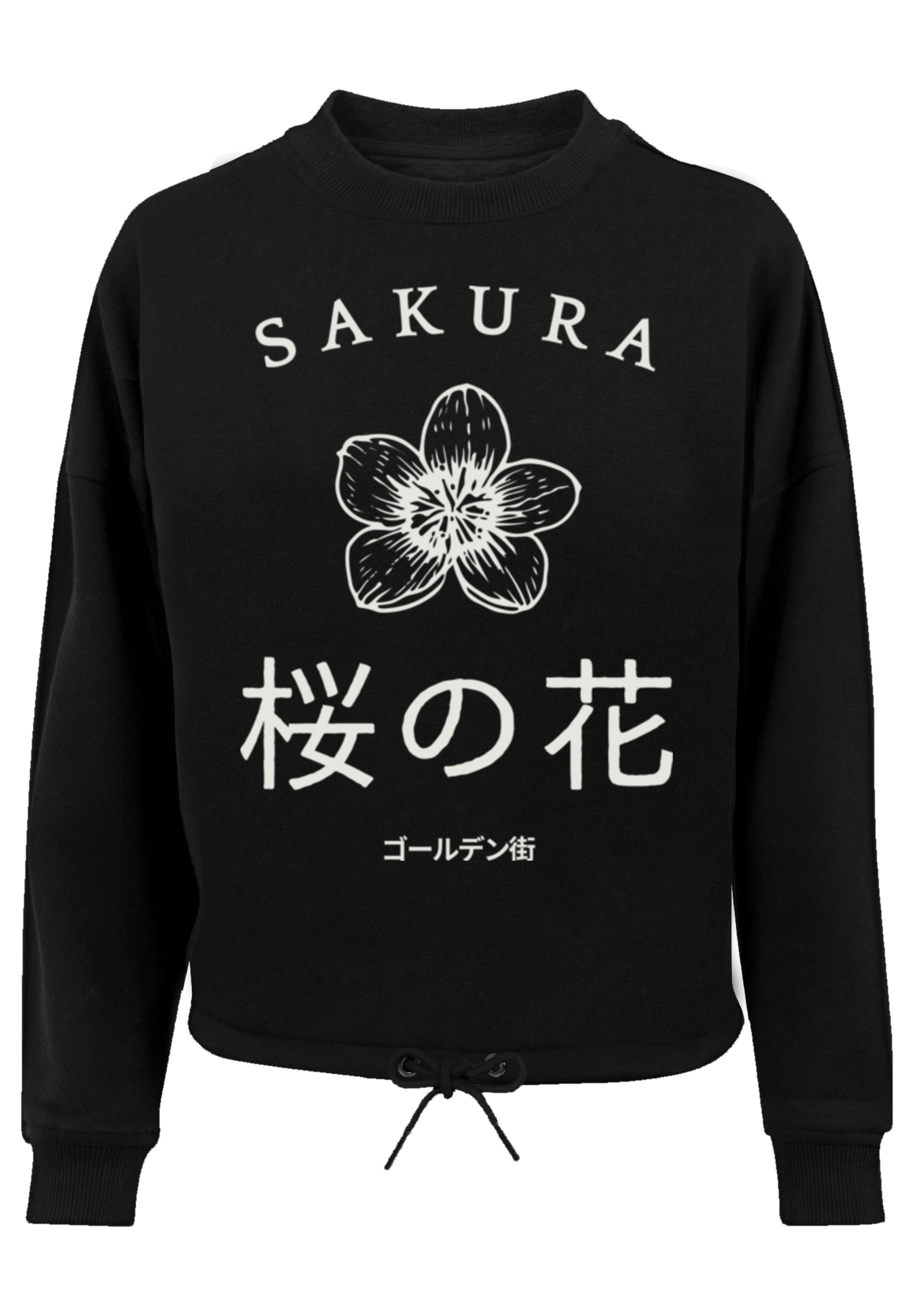 F4NT4STIC Sweatshirt »Kirschblüten Golden Gai«, Print