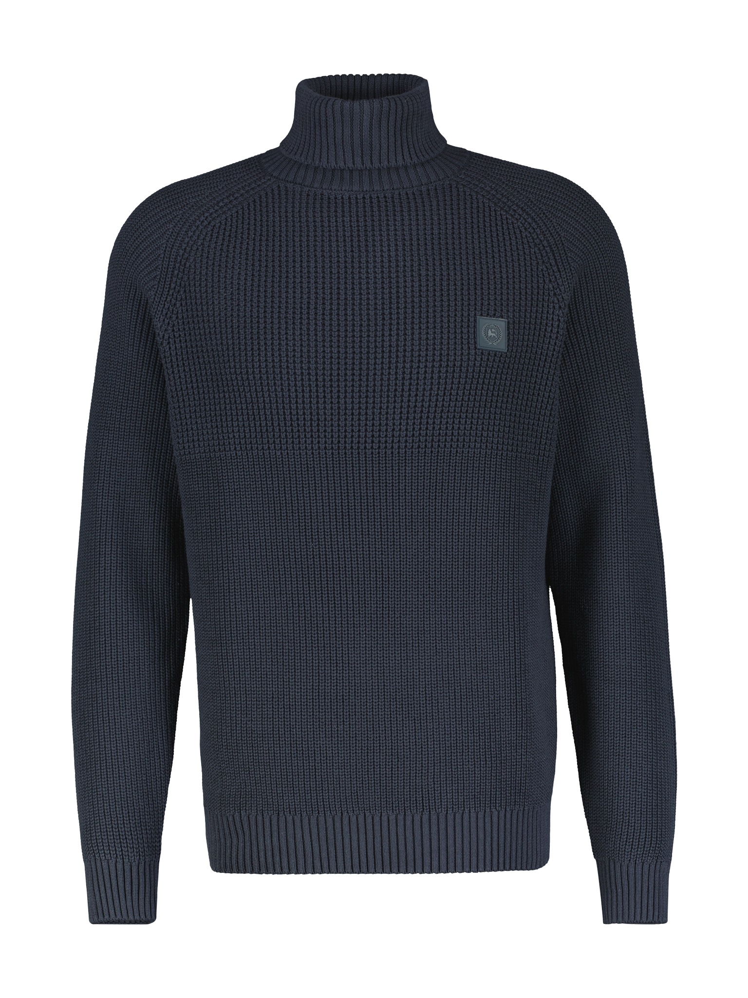 Lerros Rollkragenpullover su Logostickerei