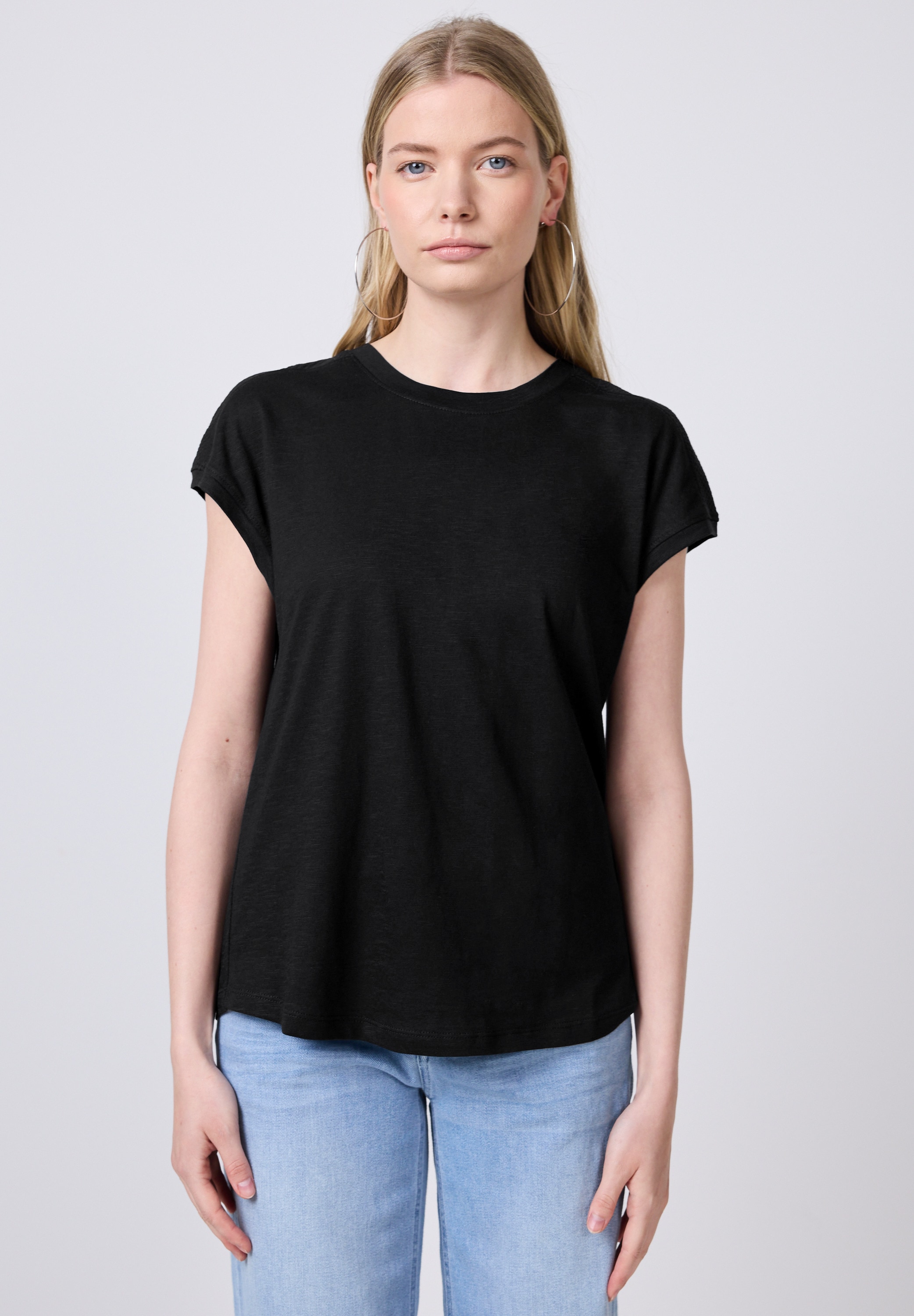 STREET ONE STUDIO T-Shirt, mit Rundhalsausschnitt günstig online kaufen
