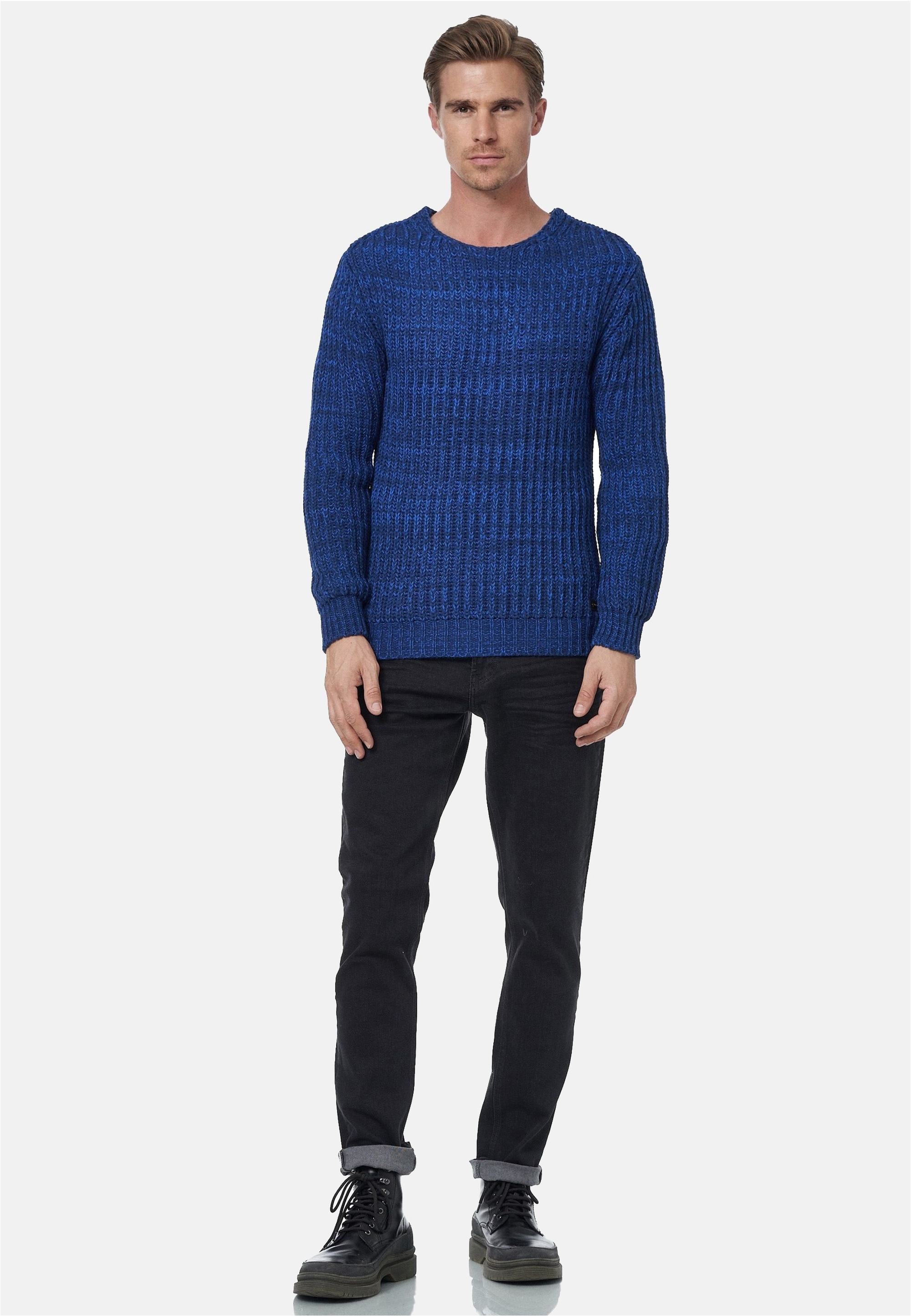 Rusty Neal Strickpullover im modischen Strick-Design