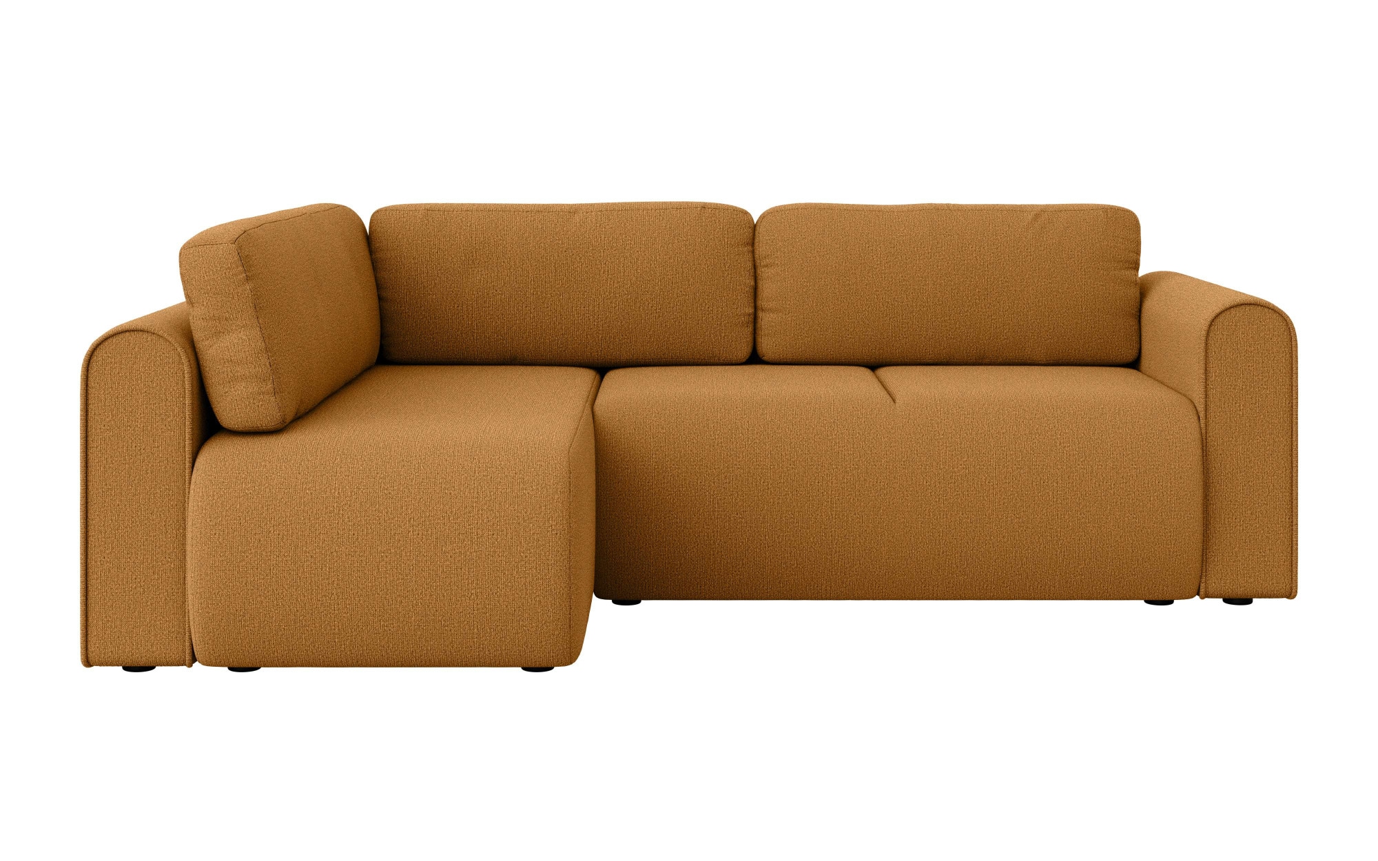 INOSIGN Ecksofa »Zacharia wahlweise Schlafsofa mit Bettkasten, B/T/H 250/166/86 cm«, L-Form mit Wellenunterfederung, Ottomane rechts oder links bestellbar