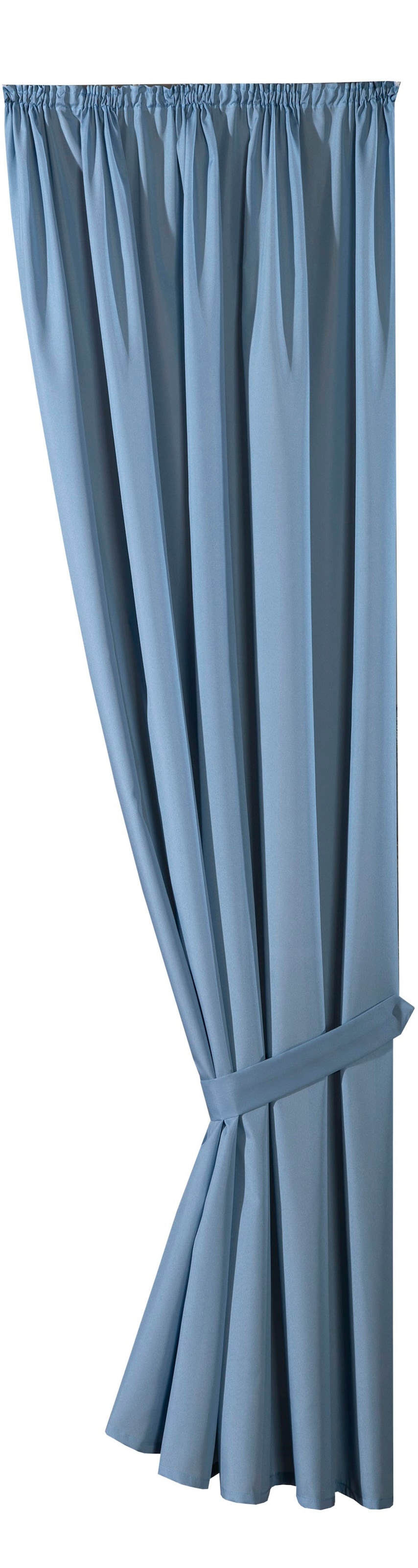 Weckbrodt "Matteo" Kräuselband 1 Stk. tlg. Satin, bedruckt, leichte Qualität, mit Raffhalter, Gardine, Store