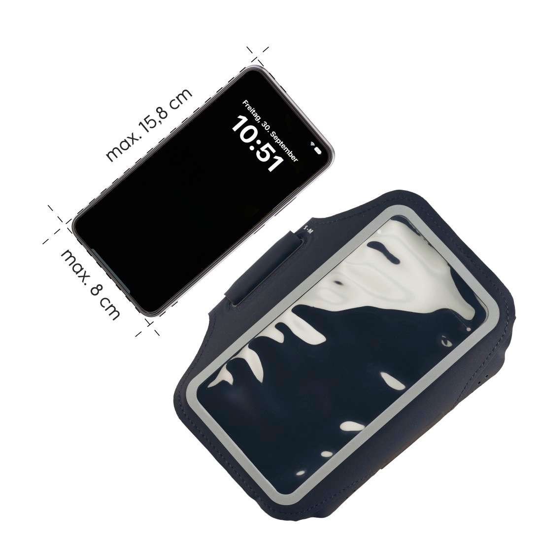 Hama Smartphone-Hülle »Sportarmband "Finest Sports" für Smartphones, Größe XXL«, 12,7 cm (5 Zoll)