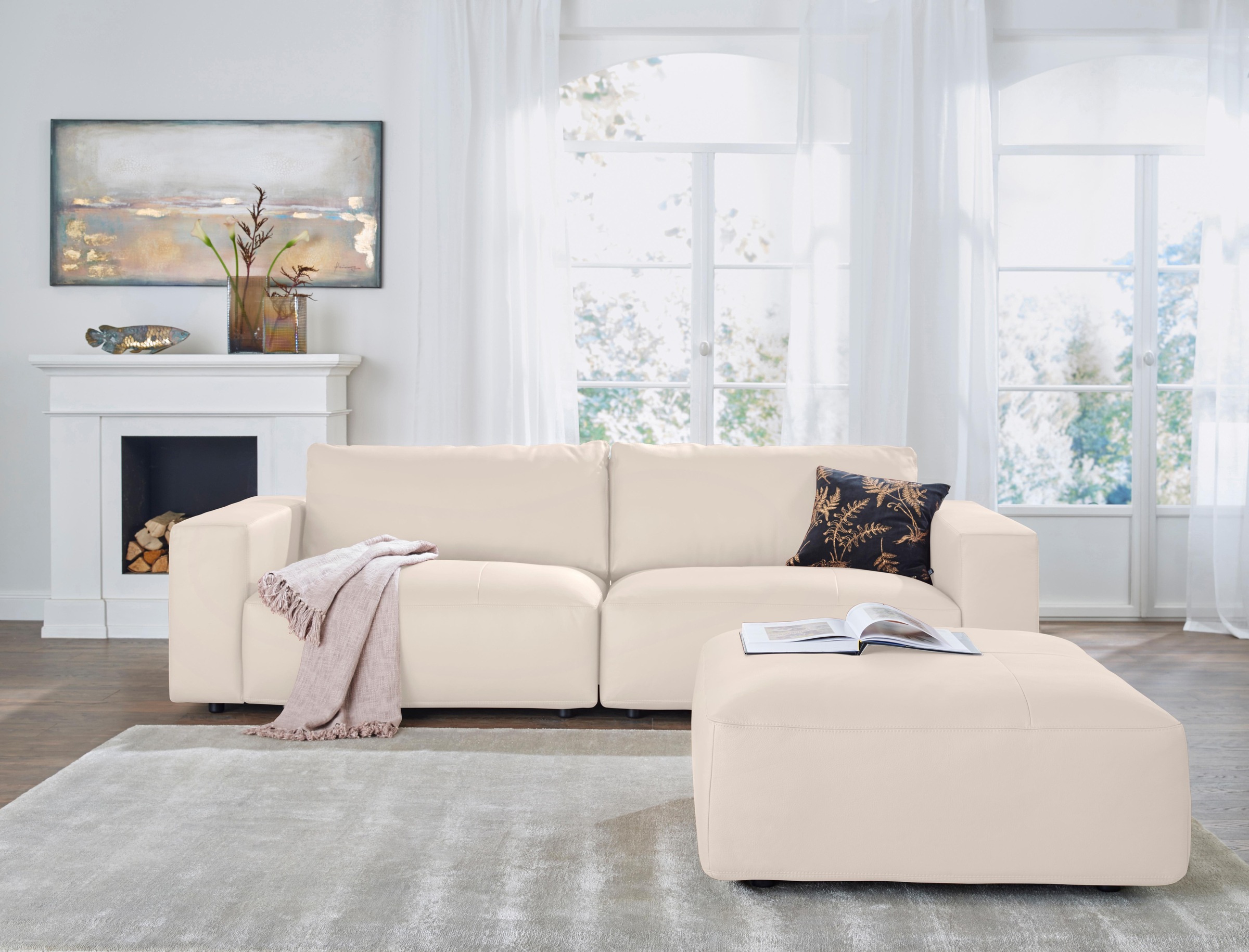 Musterring Big-Sofa »LUCIA«, in vielen Qualitäten und 4 unterschiedlichen Nähten, 3-Sitzer