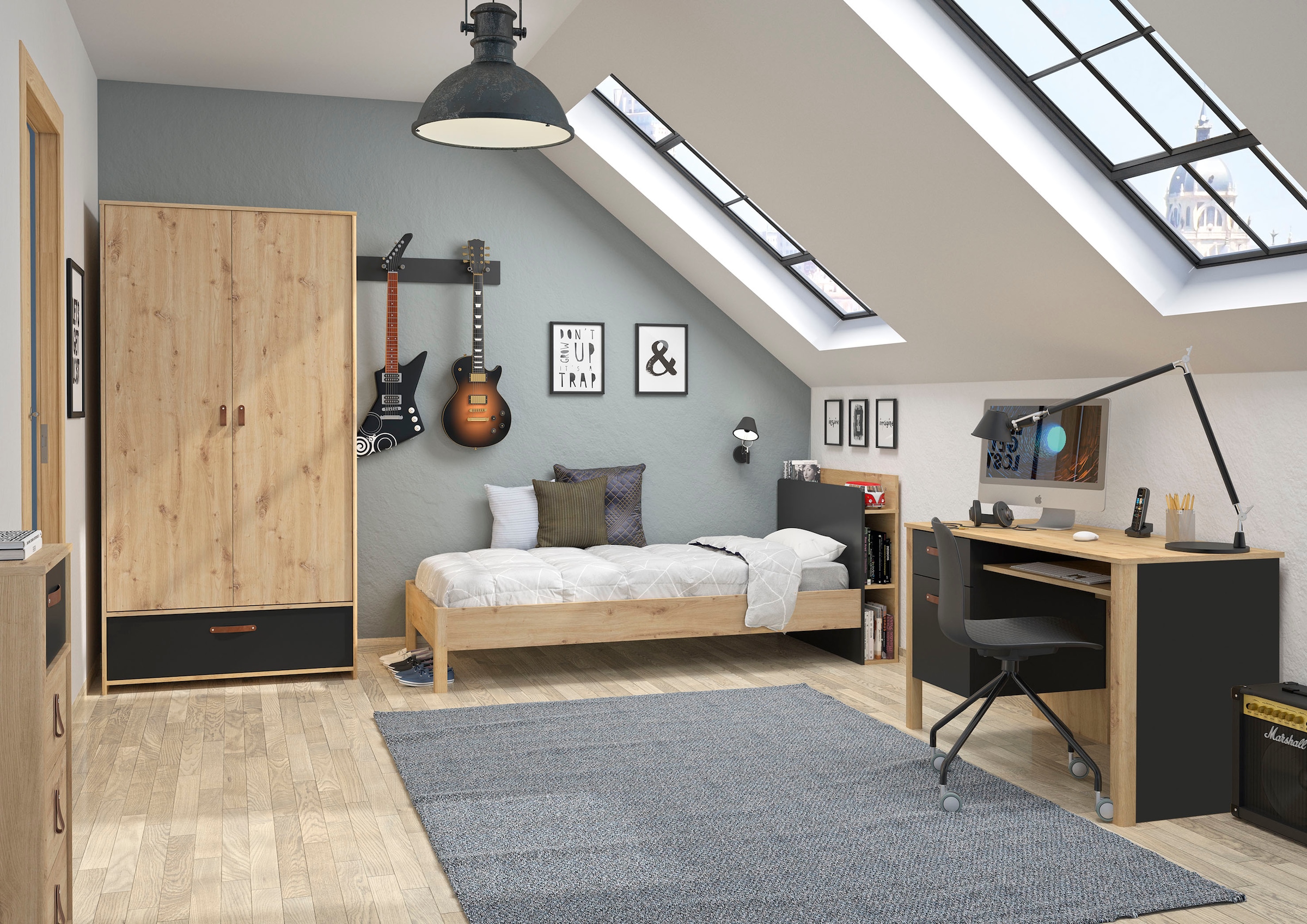 Gami Einzelbett »Arthus«, (6 St.)