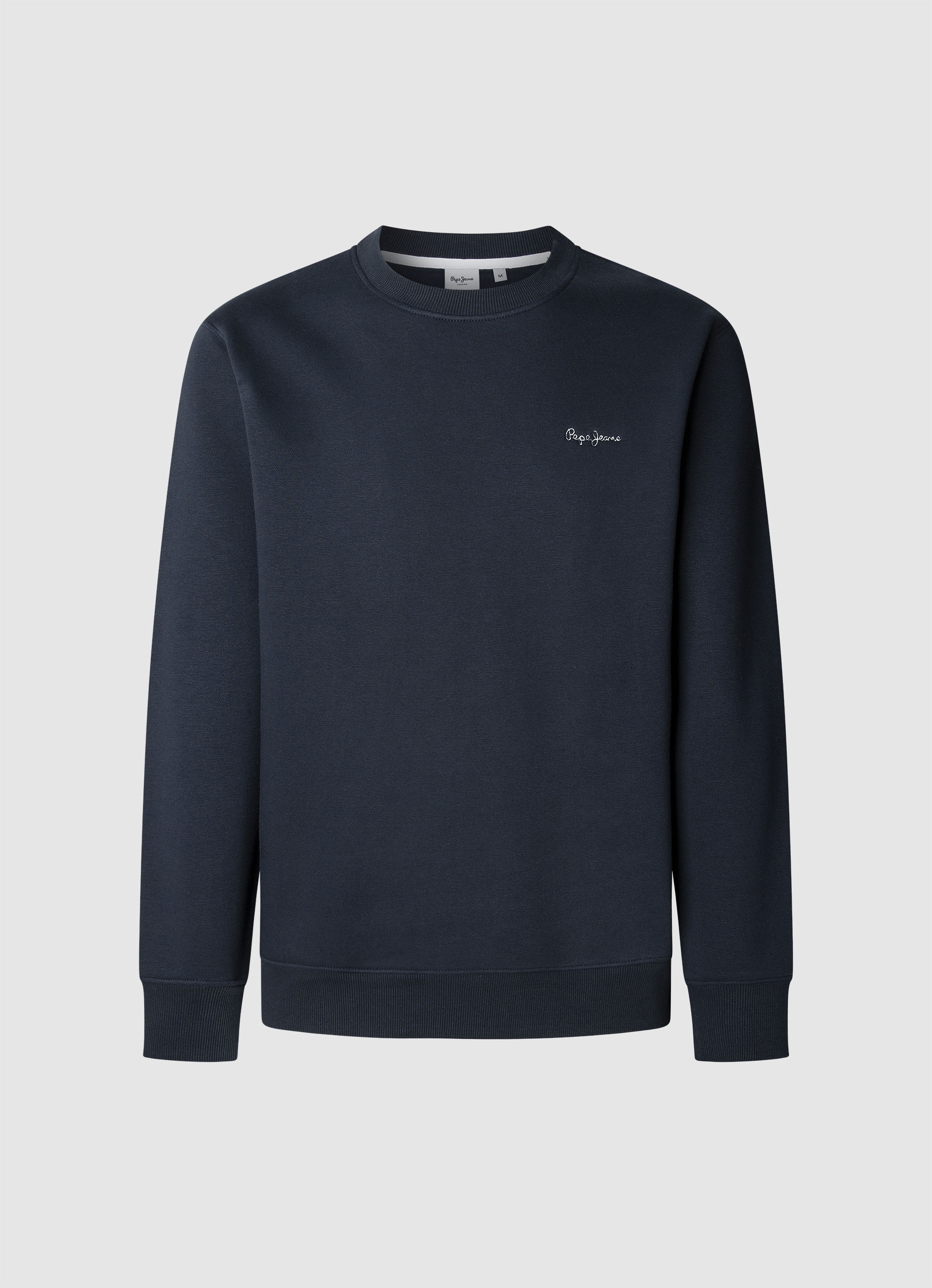 Pepe Jeans Sweatshirt "MACBETH SMALL LOGO PLAIN CREW", mit Rundhals, Label- günstig online kaufen
