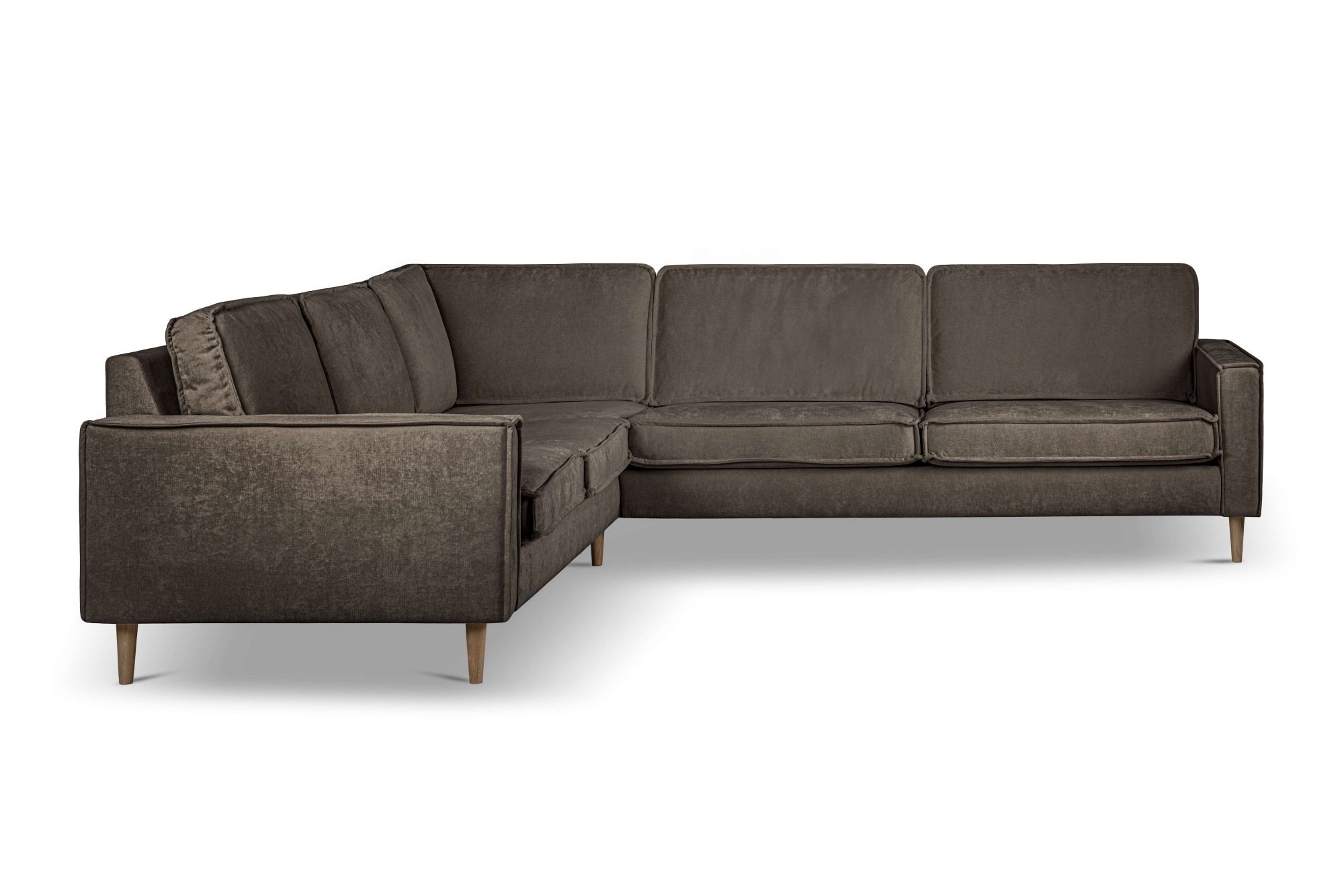 Home affaire Ecksofa "Pinto Skandi, 290 cm, Chenille, Struktur, Ottomane li günstig online kaufen