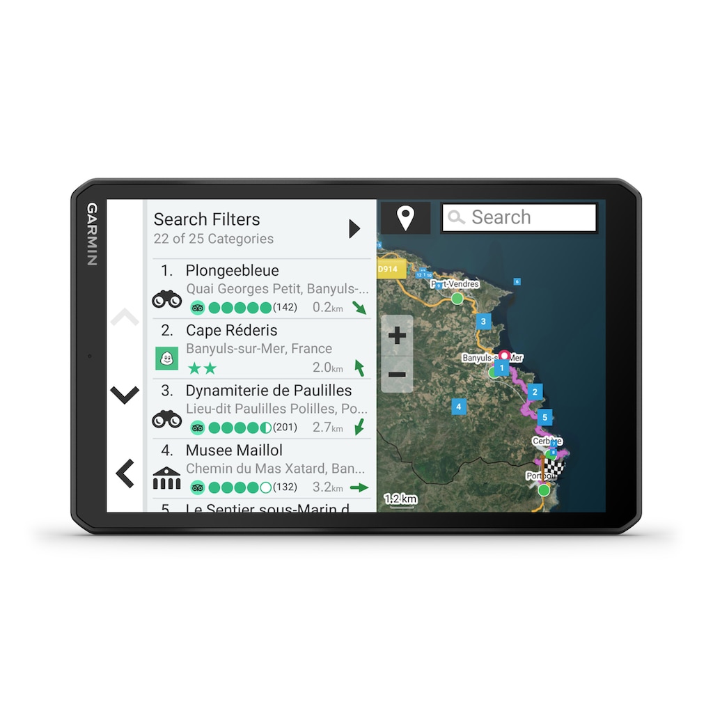 Garmin Navigationsgerät »Camper 895 EU«, (Europa (45 Länder) Karten-Updates)