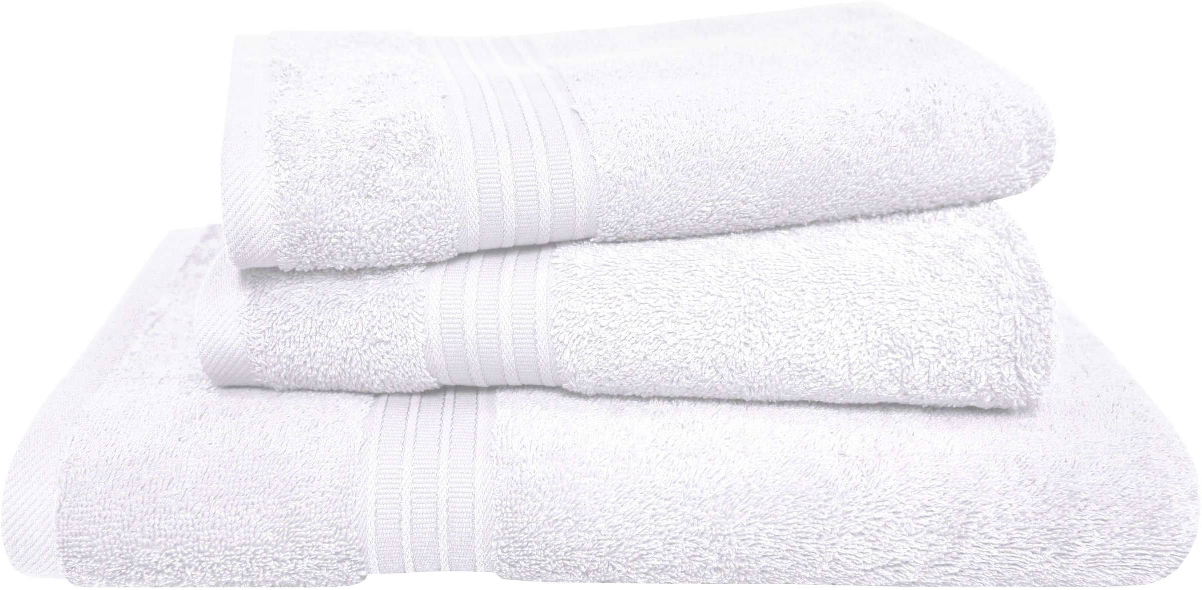 Dyckhoff Handtuch Set "Siena" Set 3 Stk. Frottier mit Bordüre; 2 Handtücher günstig online kaufen